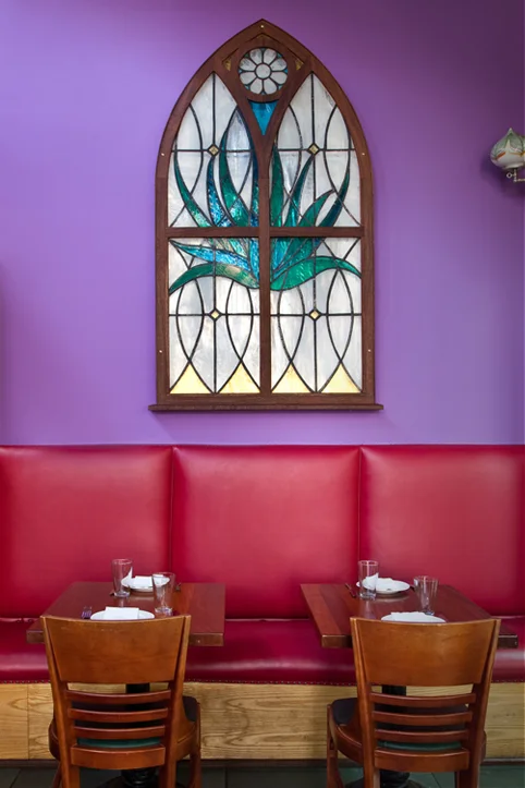 Stained Glass 'Window', Calaca Feliz, Philadelphia (2013)