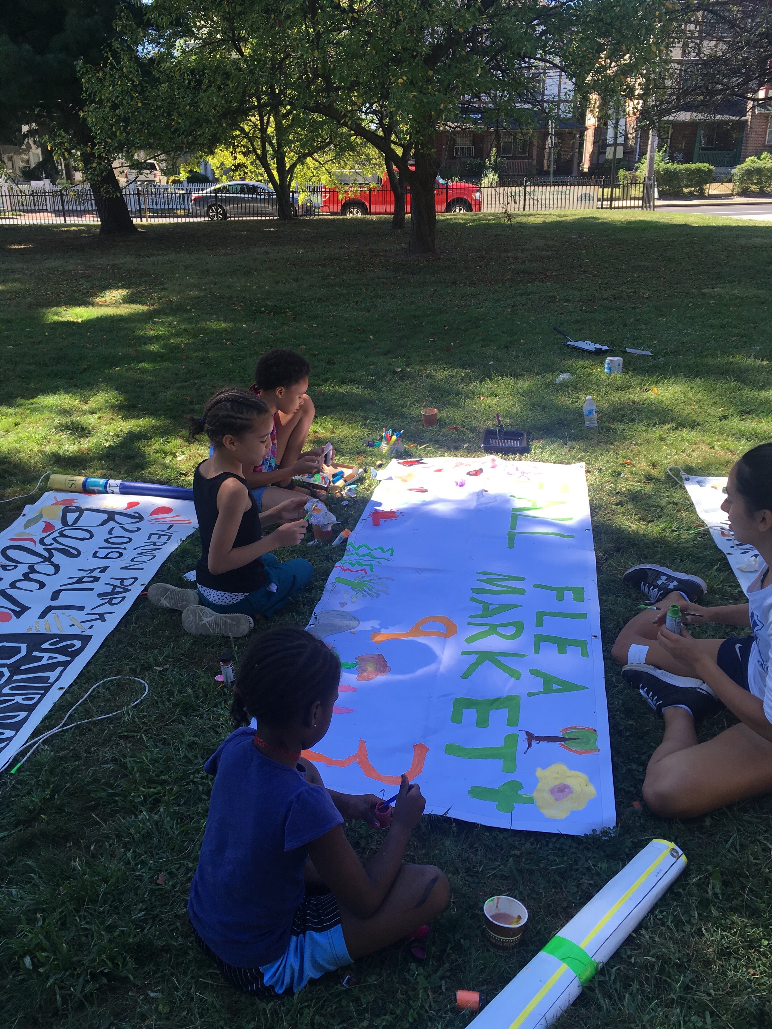 Banner Painting in Vernon Park