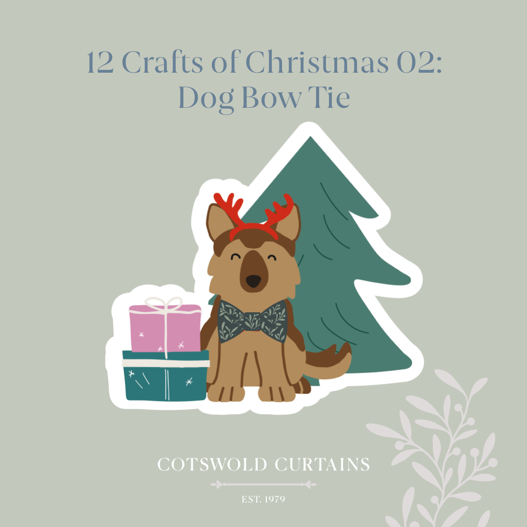 The 12 Crafts of Christmas: Day 02 - Dog Bow Tie