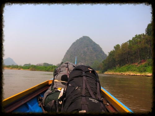 long tail boat northern Thailand