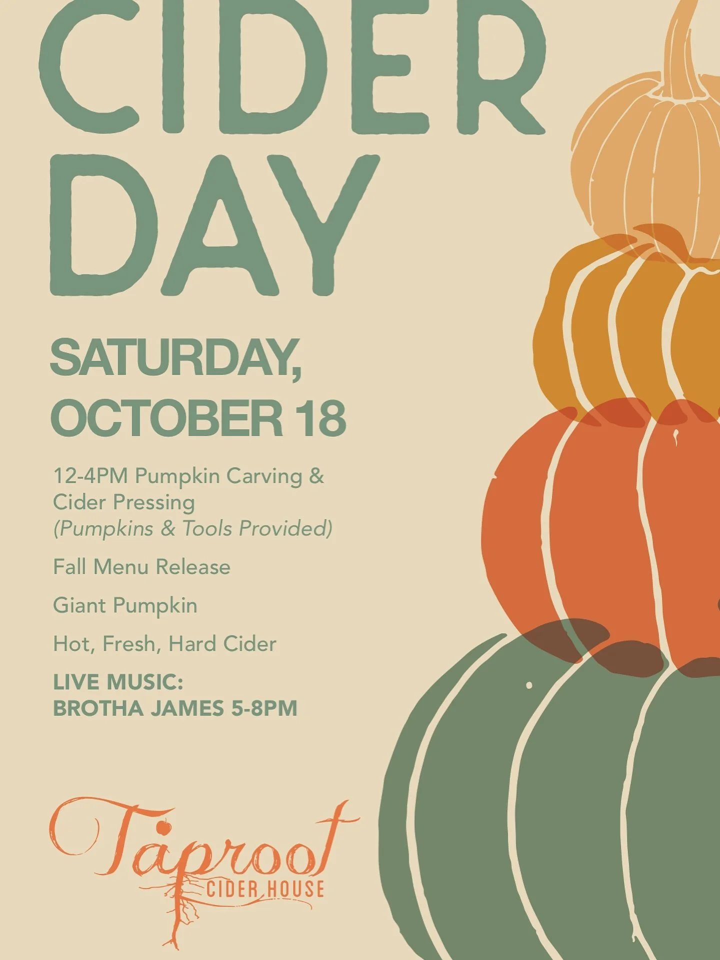 It&rsquo;s Cider Day! See you today for fall fun @taproot_cider_house #ciderhouse @downtown_tc @traversecitytourism