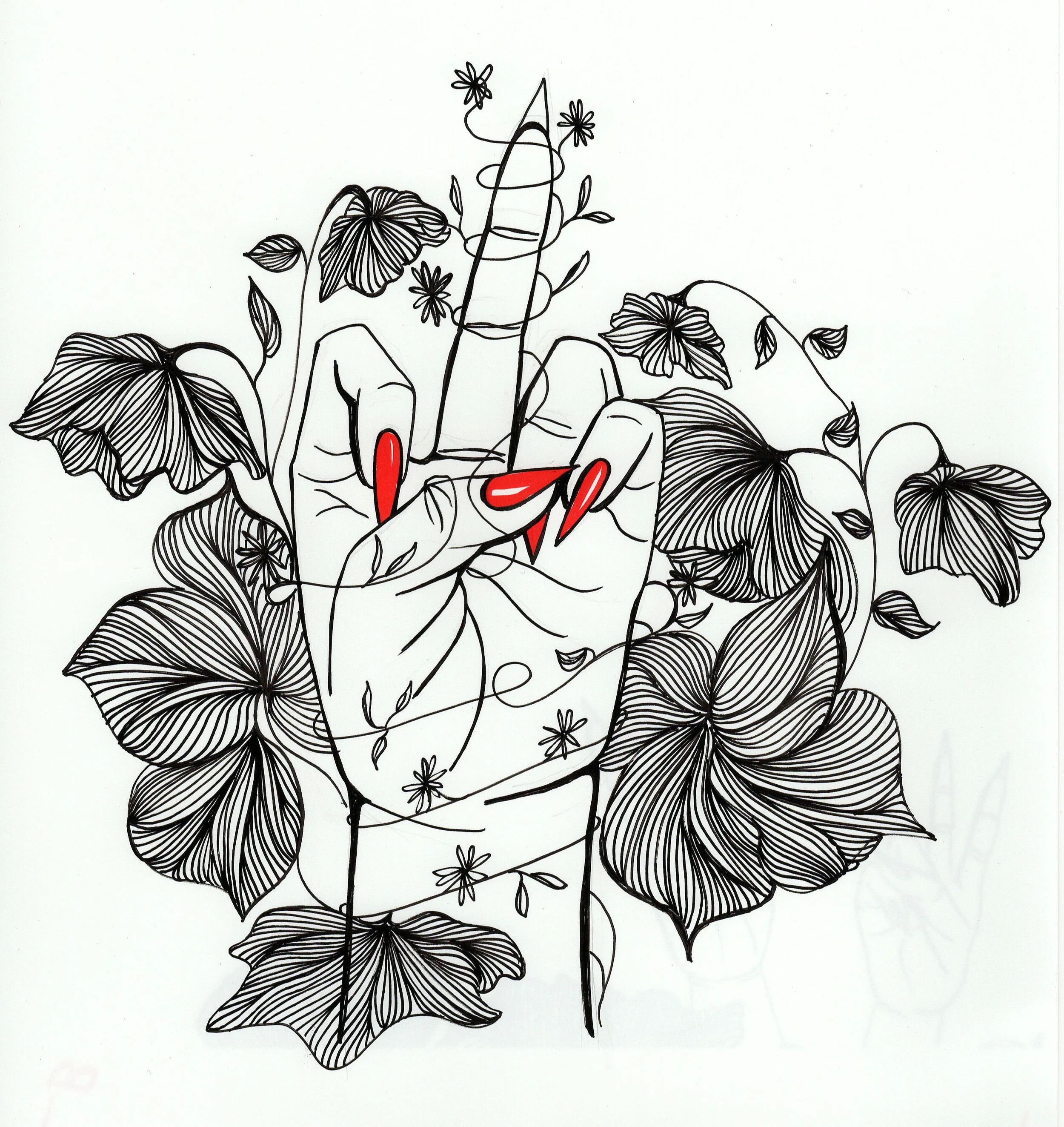 f$ck it - 8X10 ink on paper