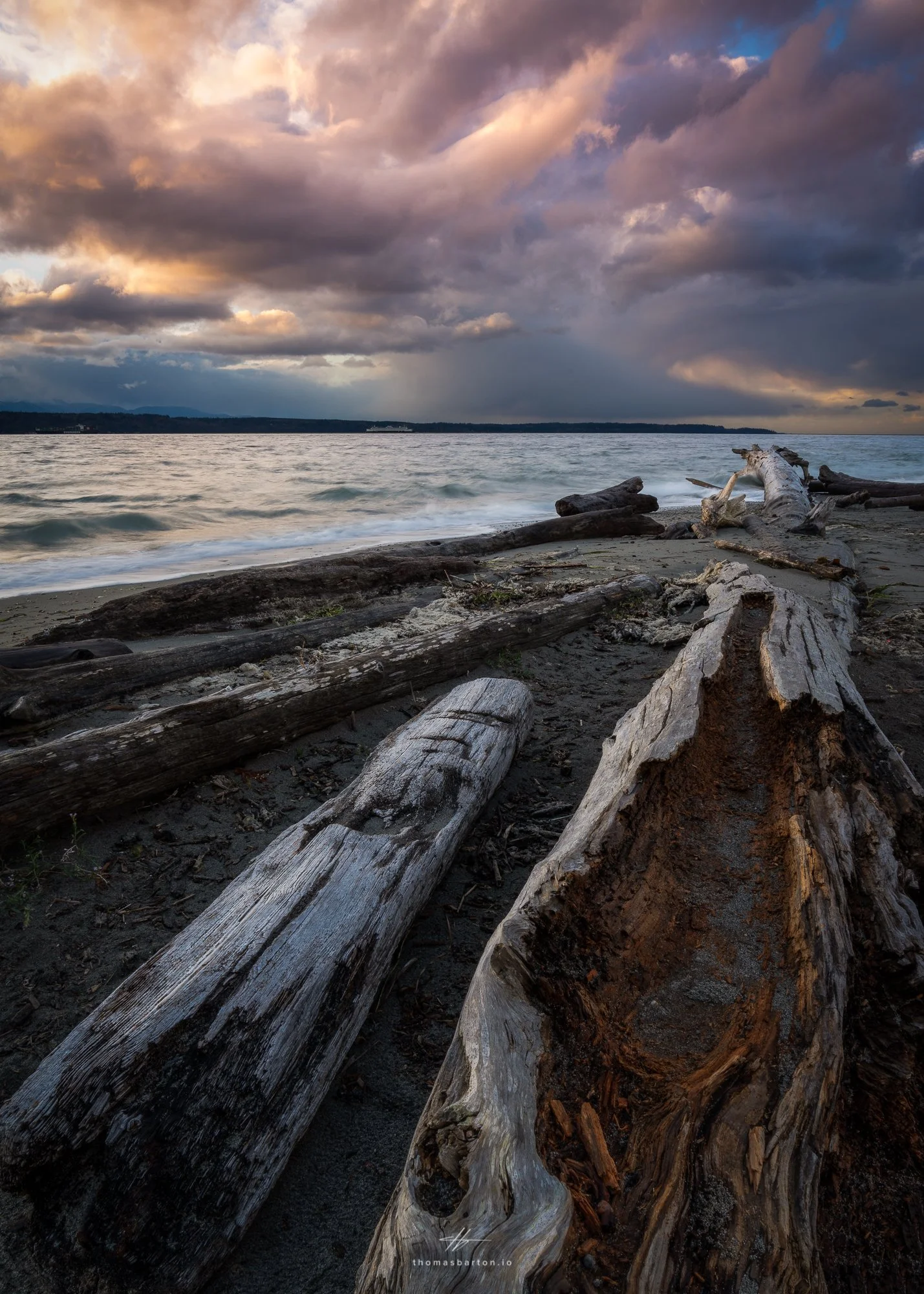 stormy shore