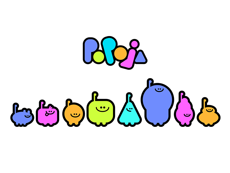 Characters and logo for an animation company in London
