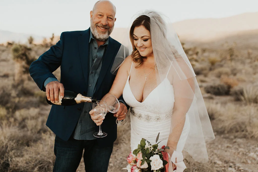 Copy of Champagne Toast | Desert Wedding