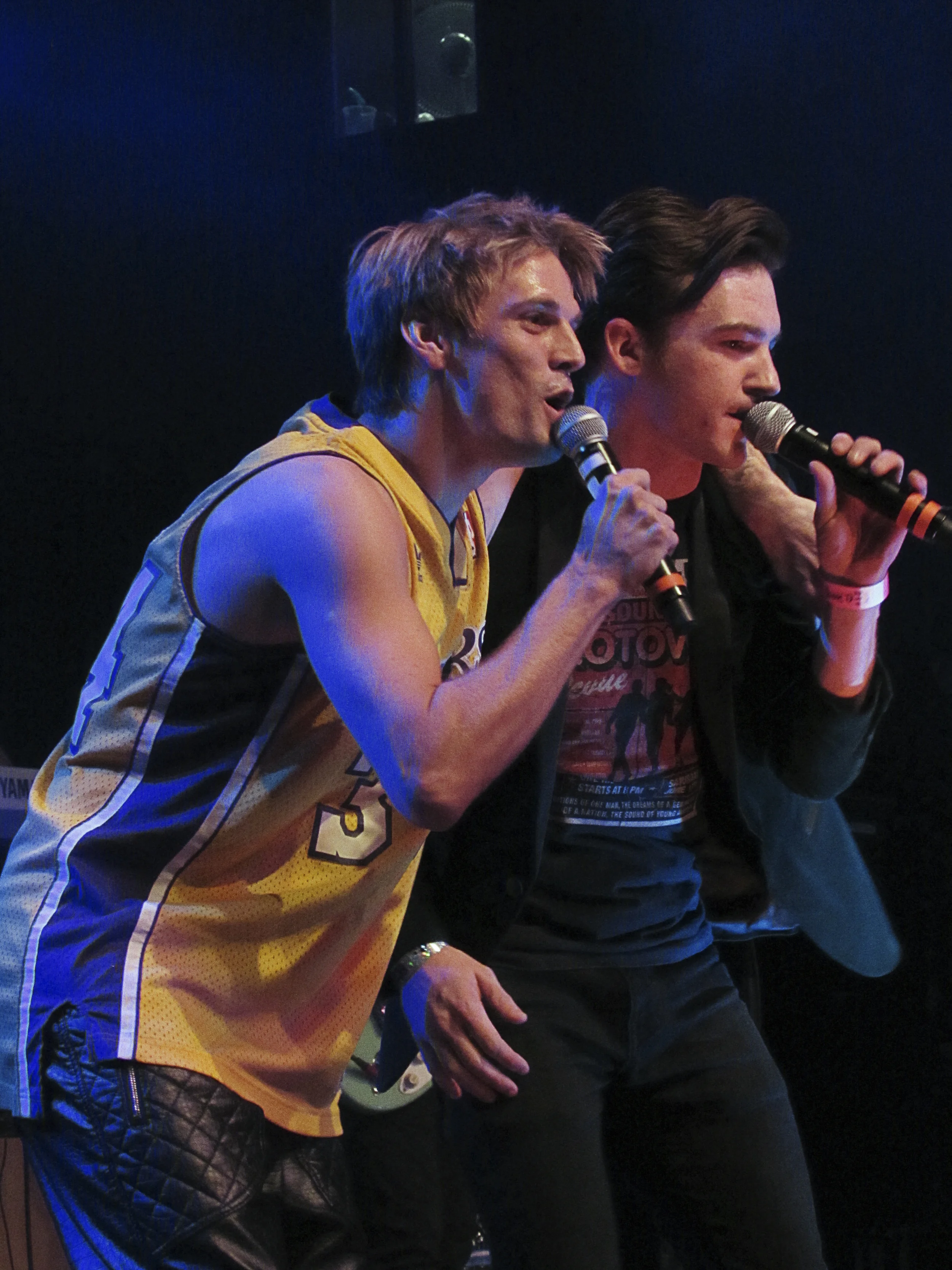 Aaron Carter and Drake Bell