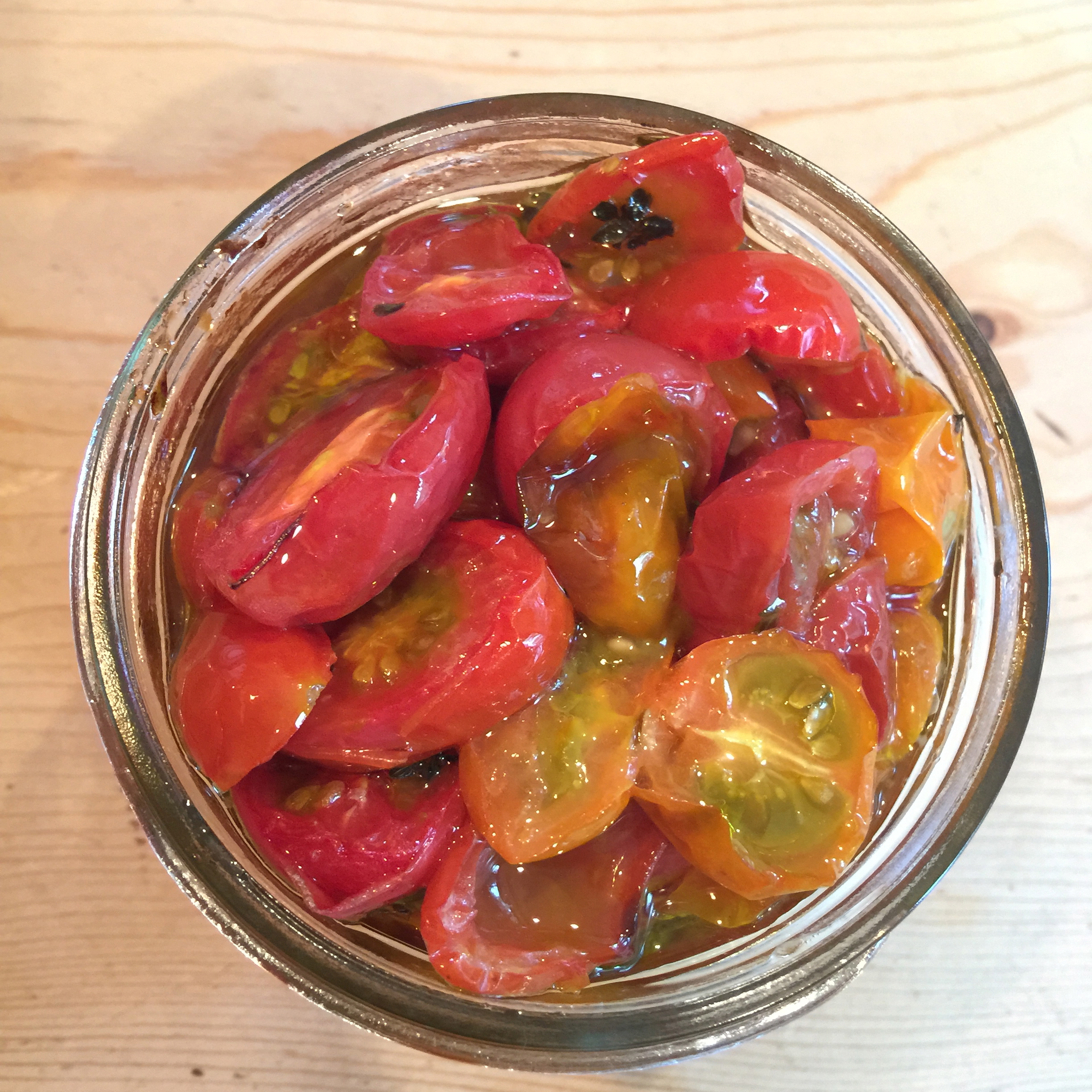 slow roasted cherry tomatoes