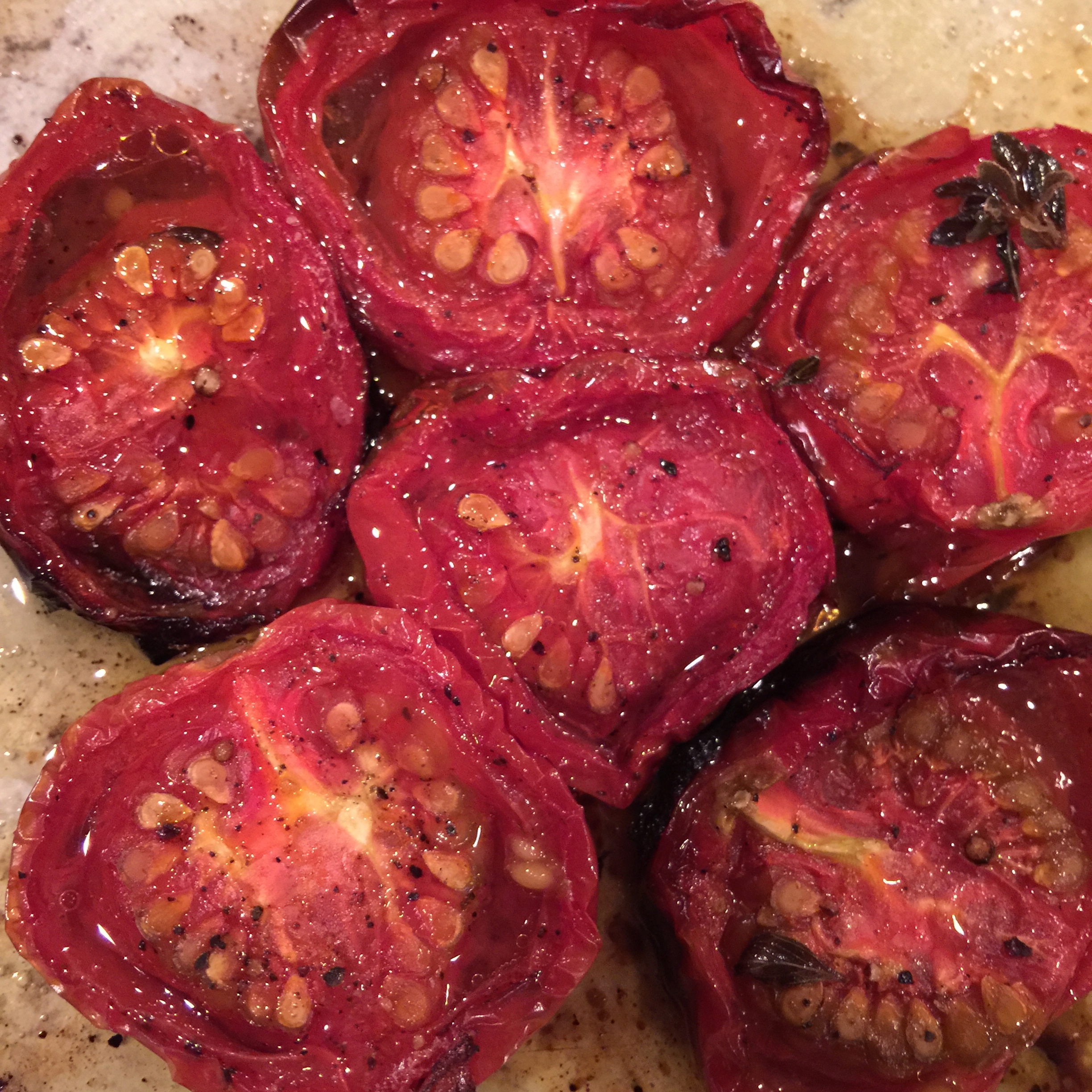 roasting summer's abundance of tomatoes
