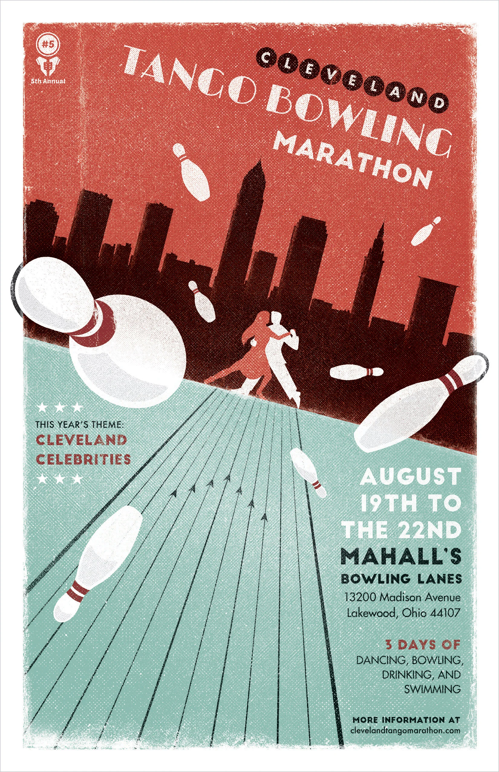 Cleveland Tango Bowling Marathon Poster