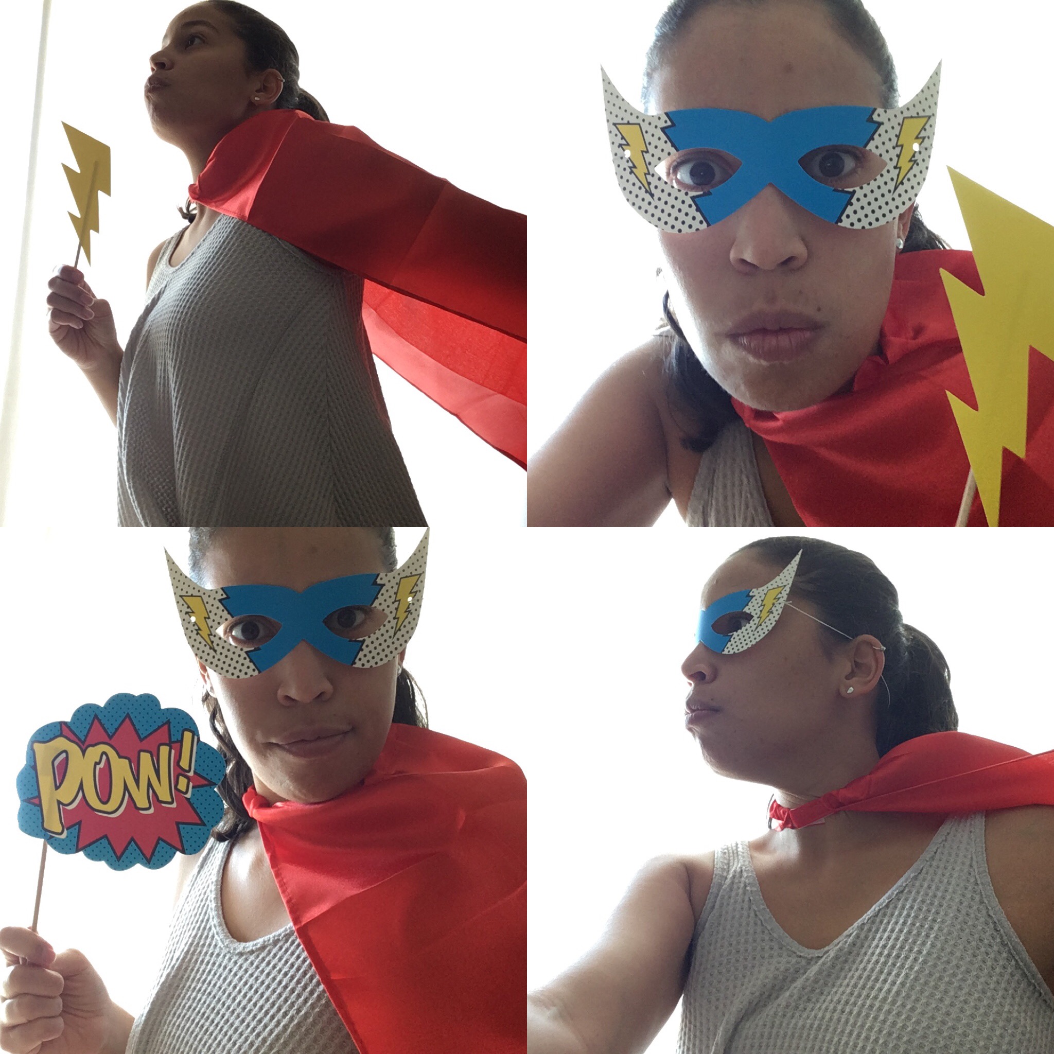 You can strike a pose at the superhero Photo Booth :) Best. Photobooth. Ever!