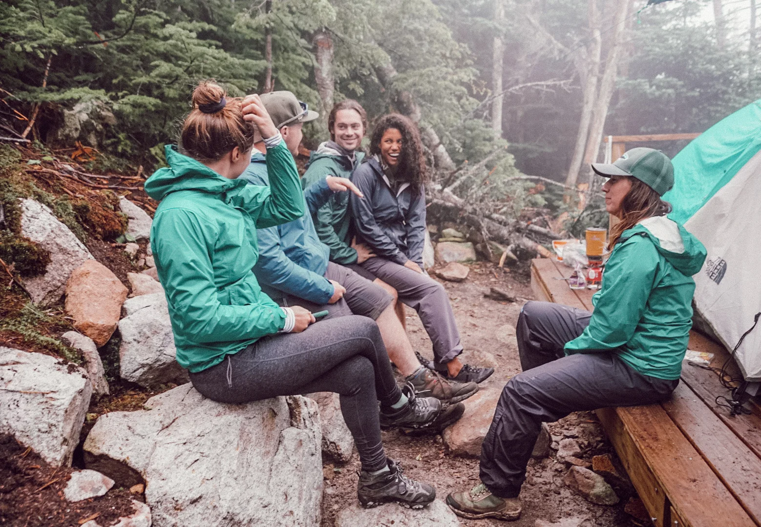 kickin back around our invisible campfire (campfires prohibited in this area)