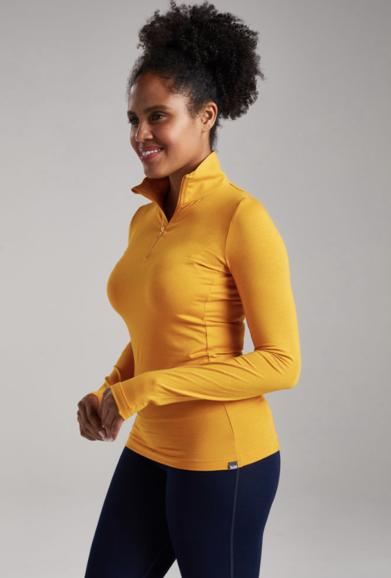 INTENSITY ZIP-NECK BAMBOO BASE LAYER