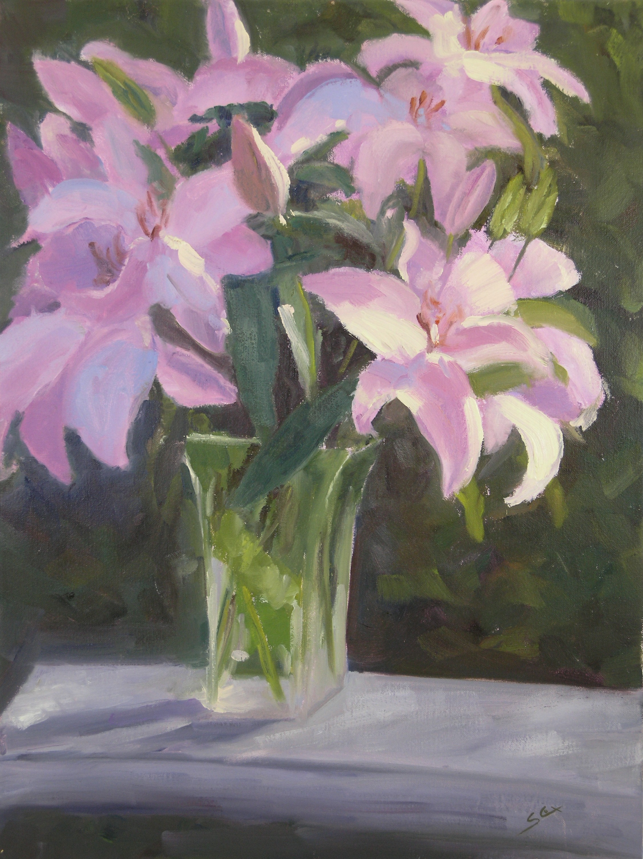 Pink Lilies.JPG