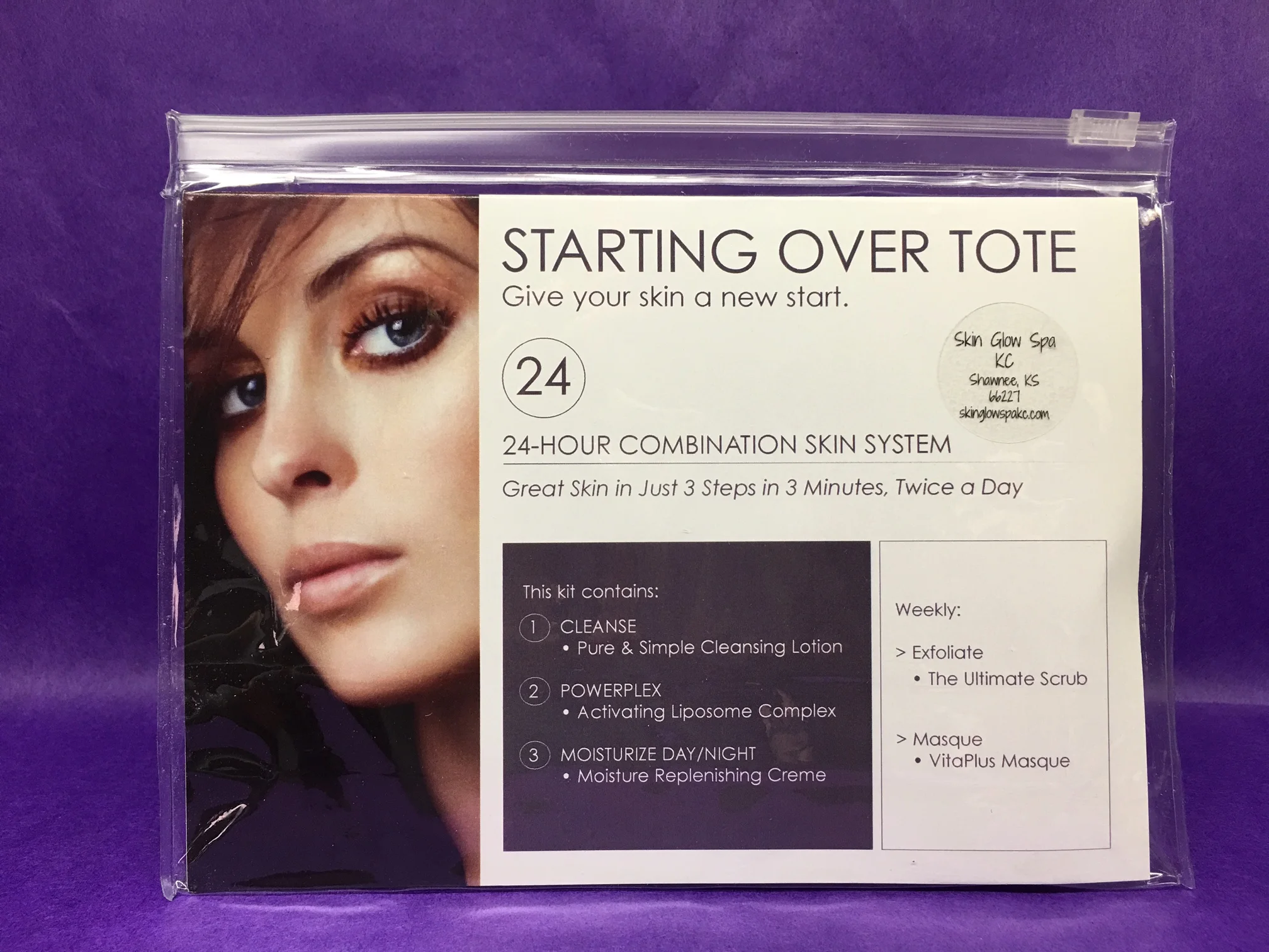 Combination Skin Staring over tote.JPG