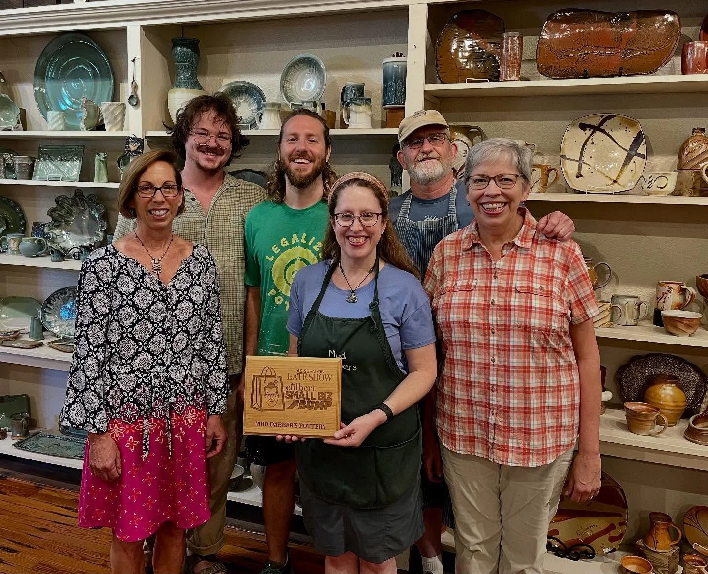 We were thrilled to receive this awesome &ldquo;Colbert Bump&rdquo; plaque! We are eternally grateful to Stephen Colbert and The Late Show. Proud to be long time fans and viewers of the show - ecstatic for our little shop to receive all of this atten