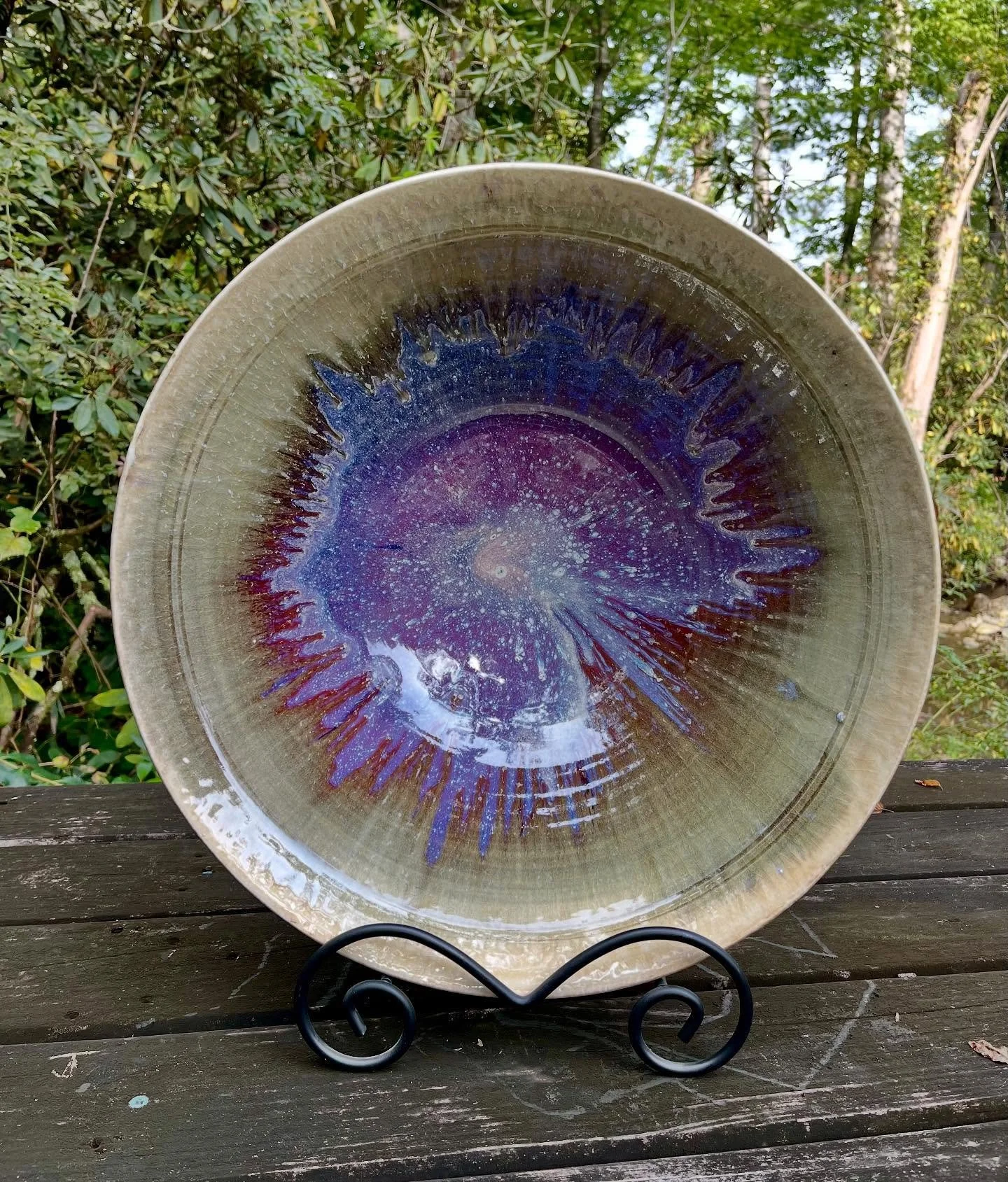 This gorgeous, truly one-of-a-kind bowl is by Will Weigle. $350