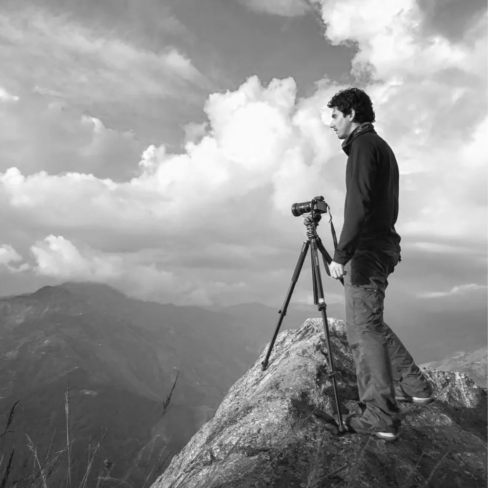 Retrato de David López, director de cine documental