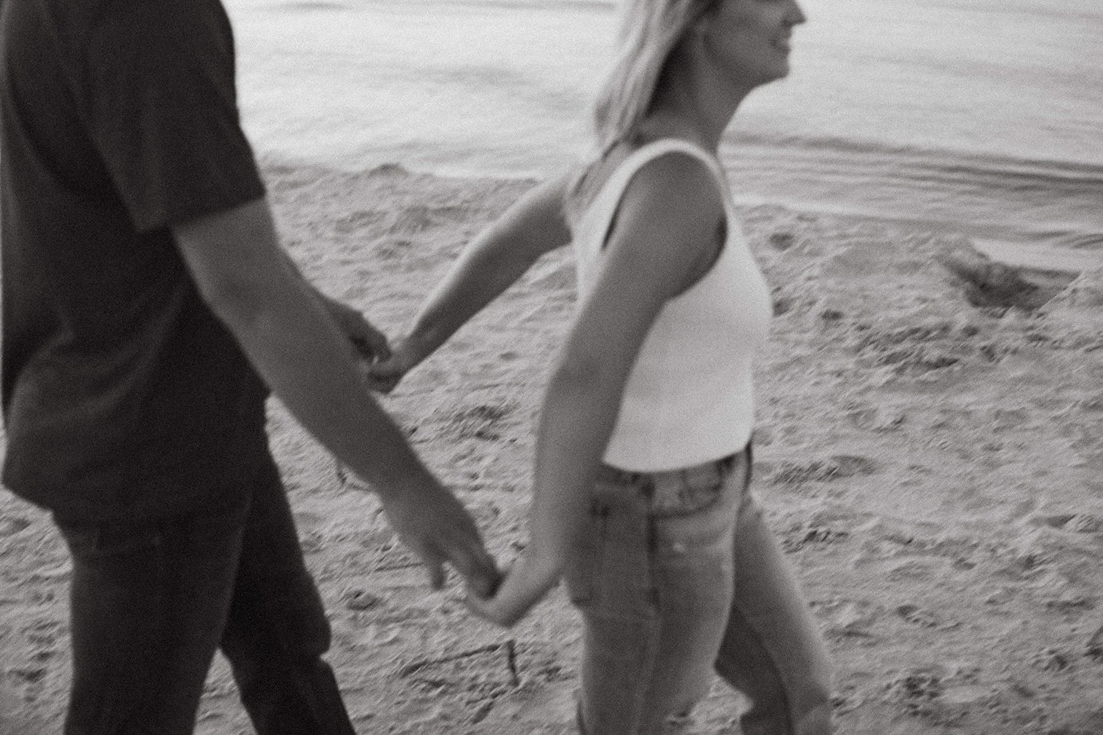 Sunrise Engagements on Lake Michigan