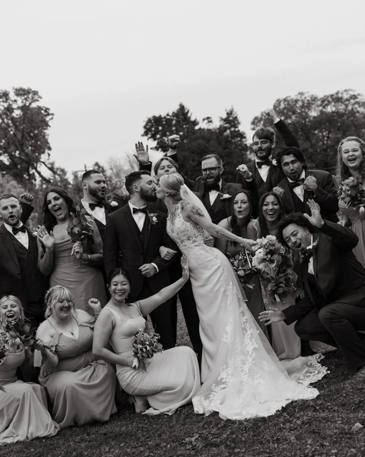 black &amp; whites for Megan &amp; Ian 🤍