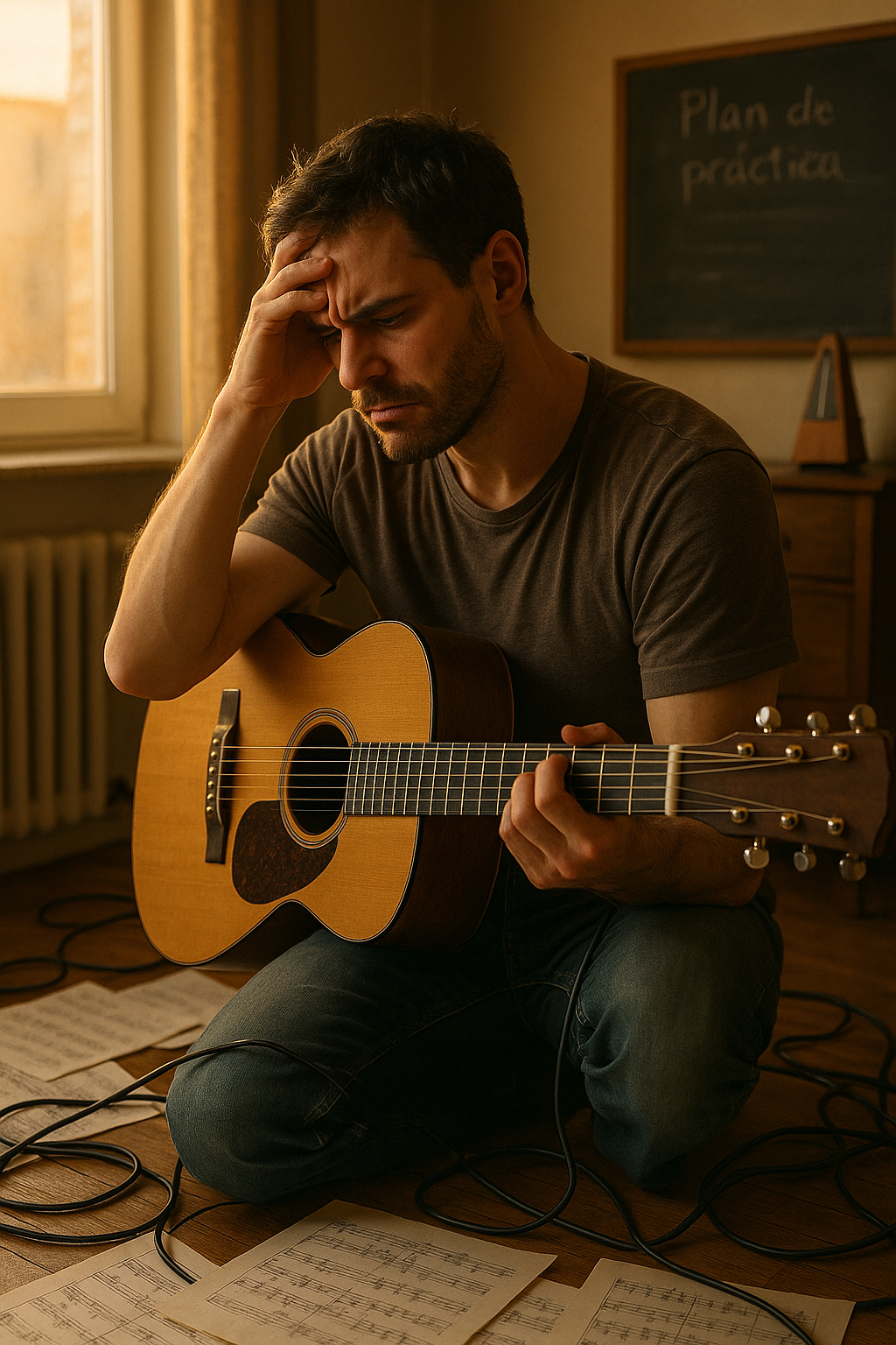 🎯 Por qué no avanzas con la guitarra (y cómo solucionarlo)