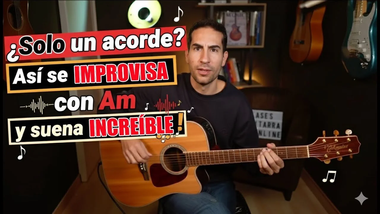 🎸 Cómo improvisar durante horas usando solo un acorde (y sonar brutal)