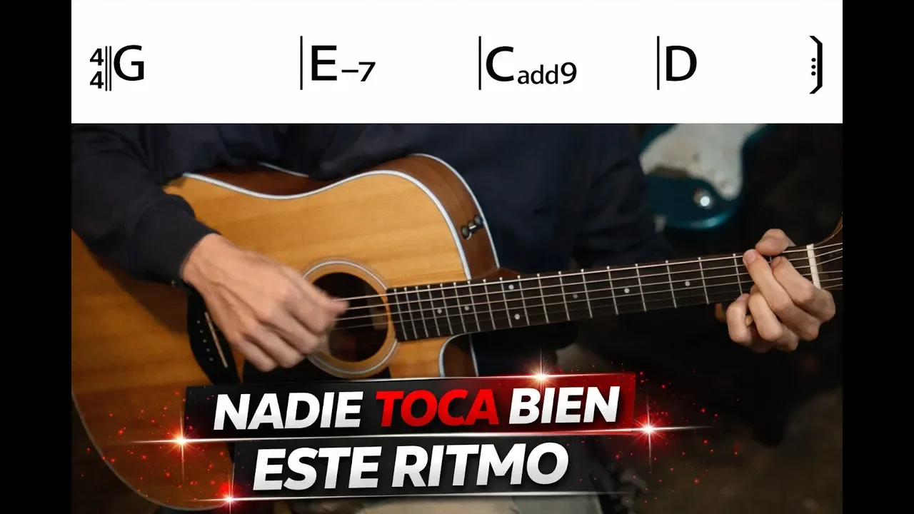 🎸 El ritmo es la clave para que “Déjame” de Los Secretos suene bien en la guitarra