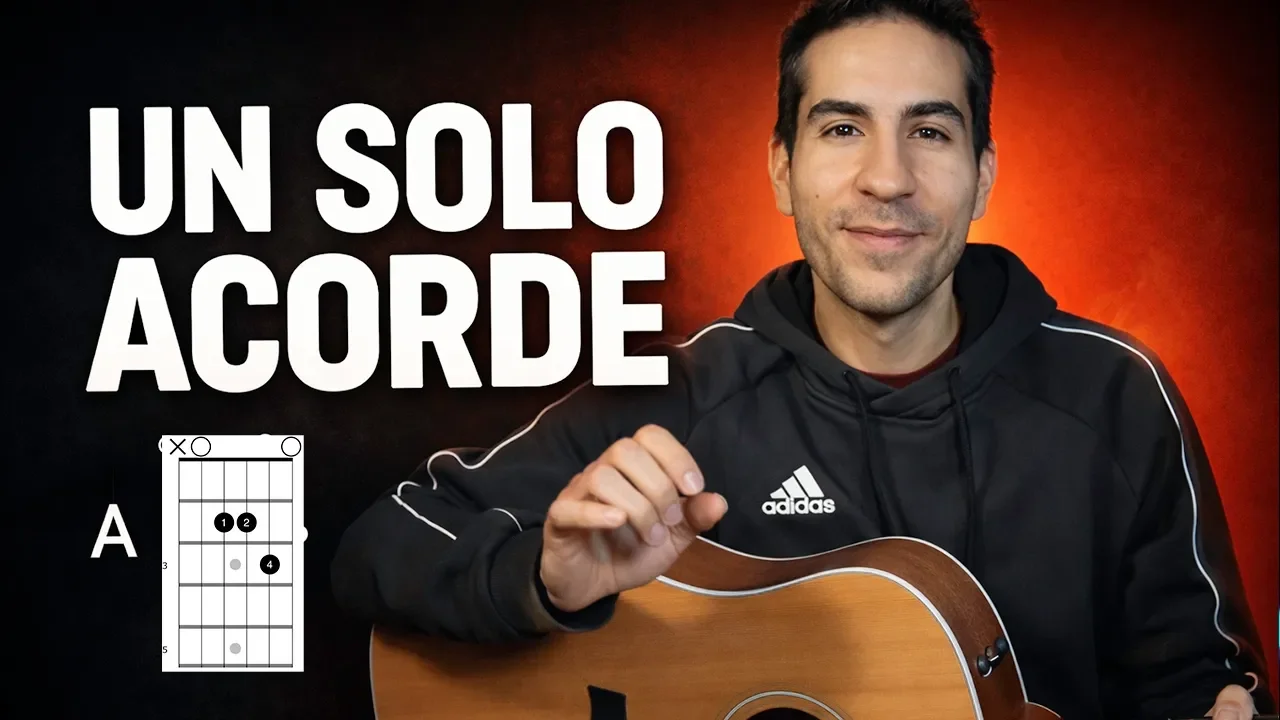 Acorde de La Mayor en guitarra: variaciones, sus2, sus4 e ideas para improvisar
