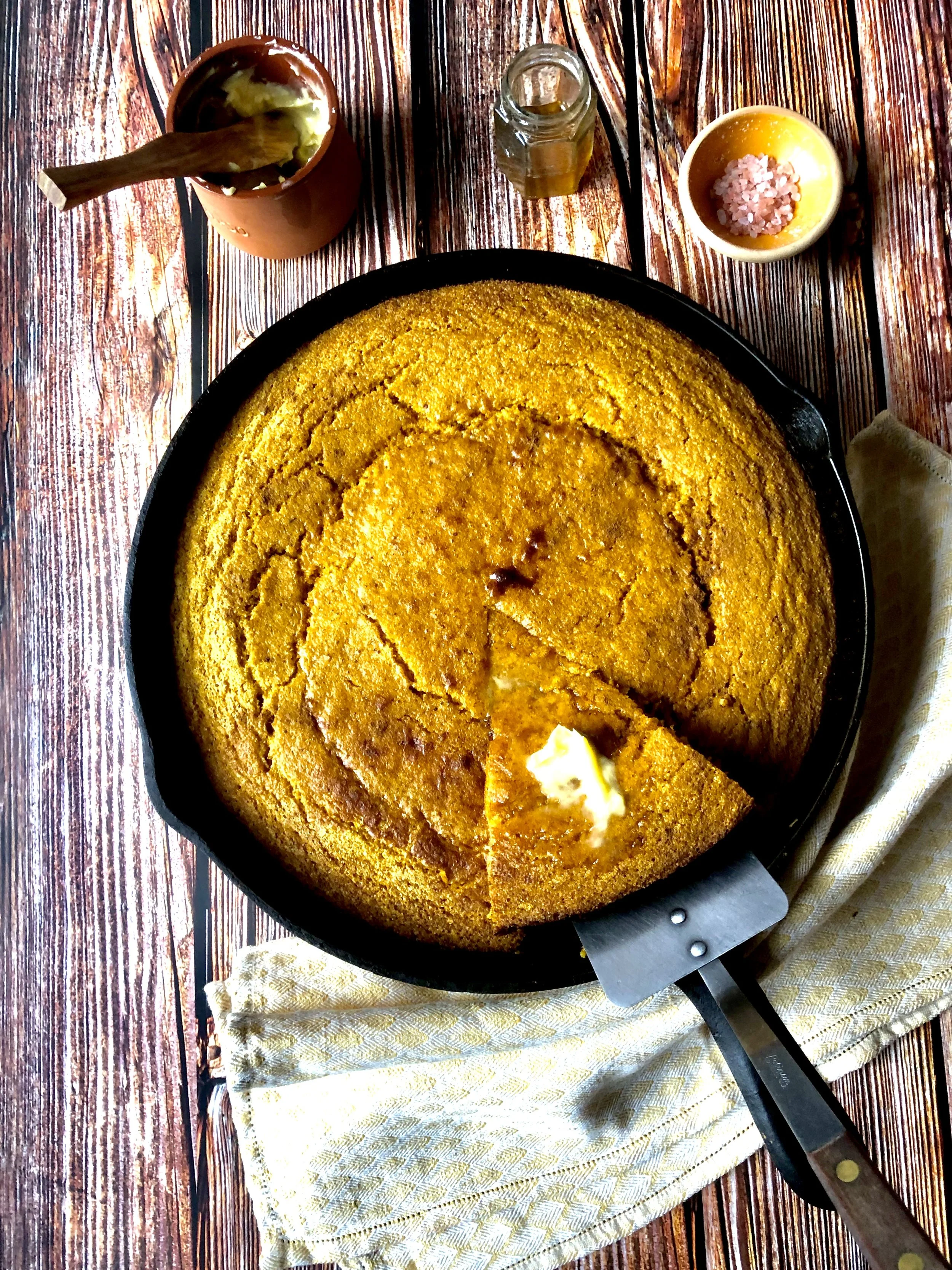 Pumpkin Spice Cornbread