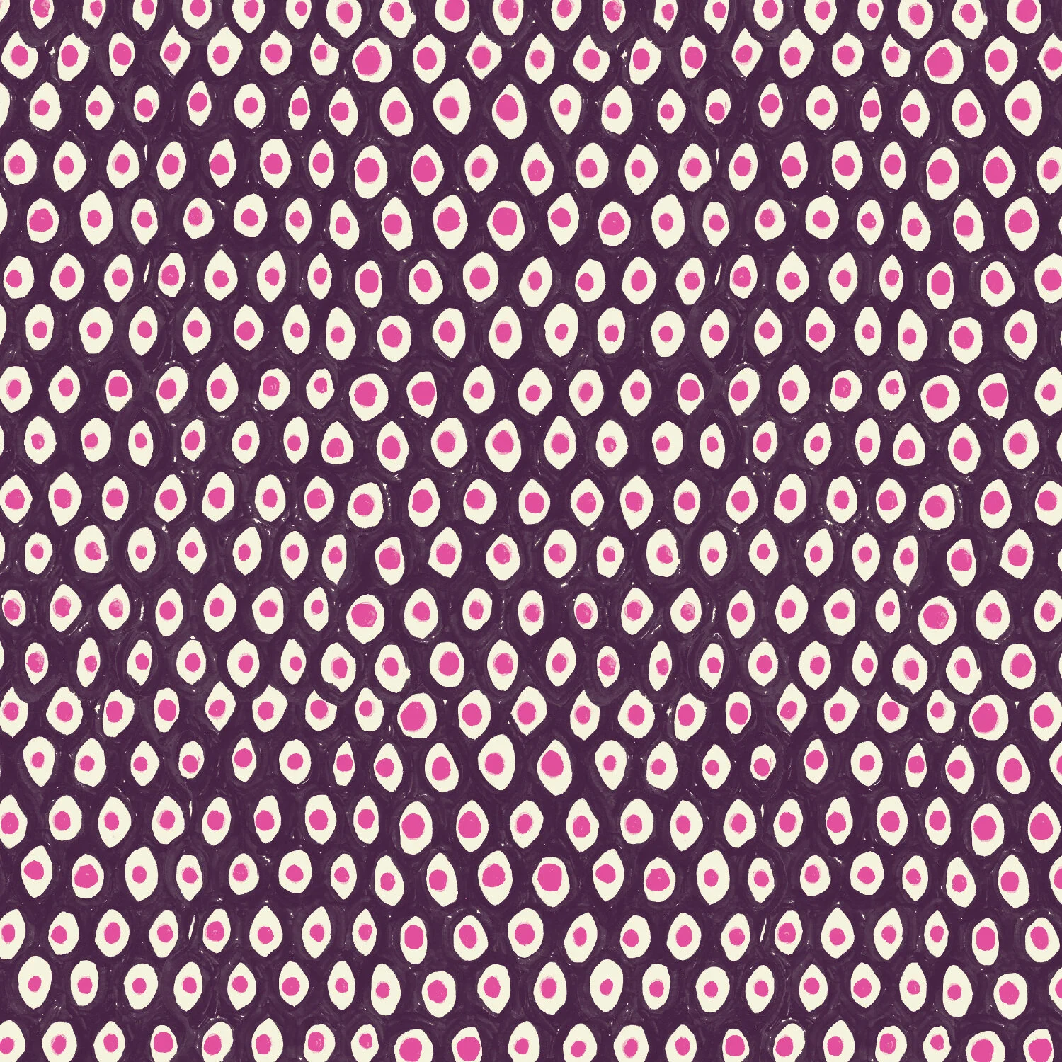 polka dot audergine