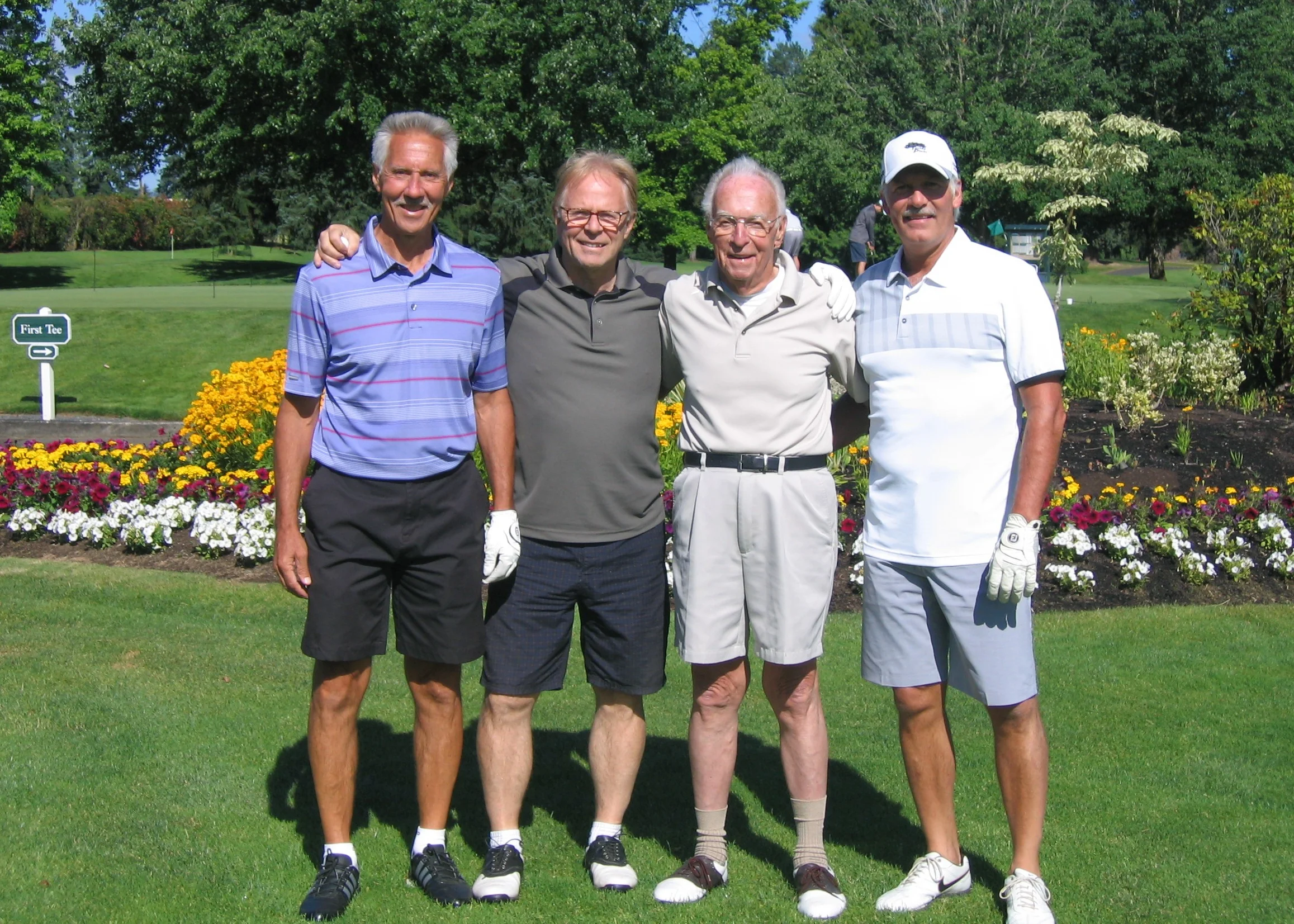 Mike Kolin, Berry Kolin, Eddie Bertleson, Jerry Bertleson.JPG