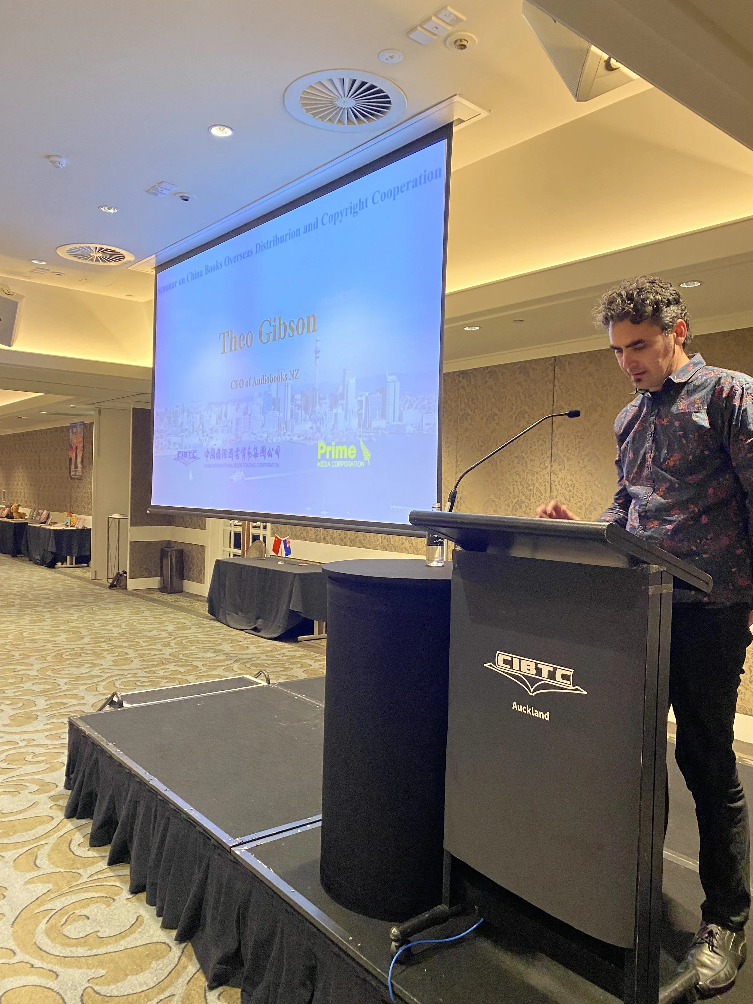 Theo Gibson, Audiobooks NZ