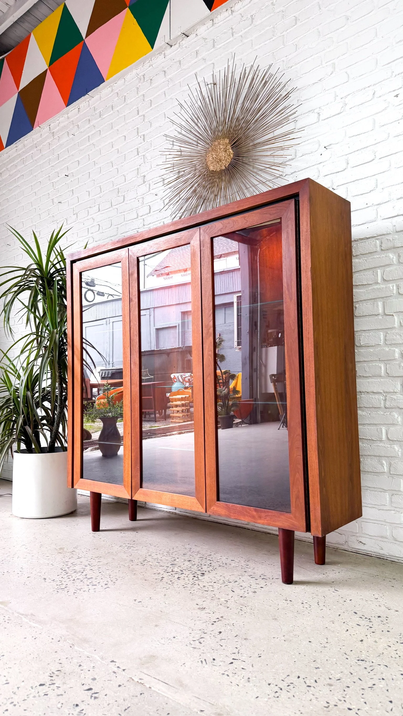 Arthur Umanoff for Dillingham Walnut Curio Cabinet3.jpg