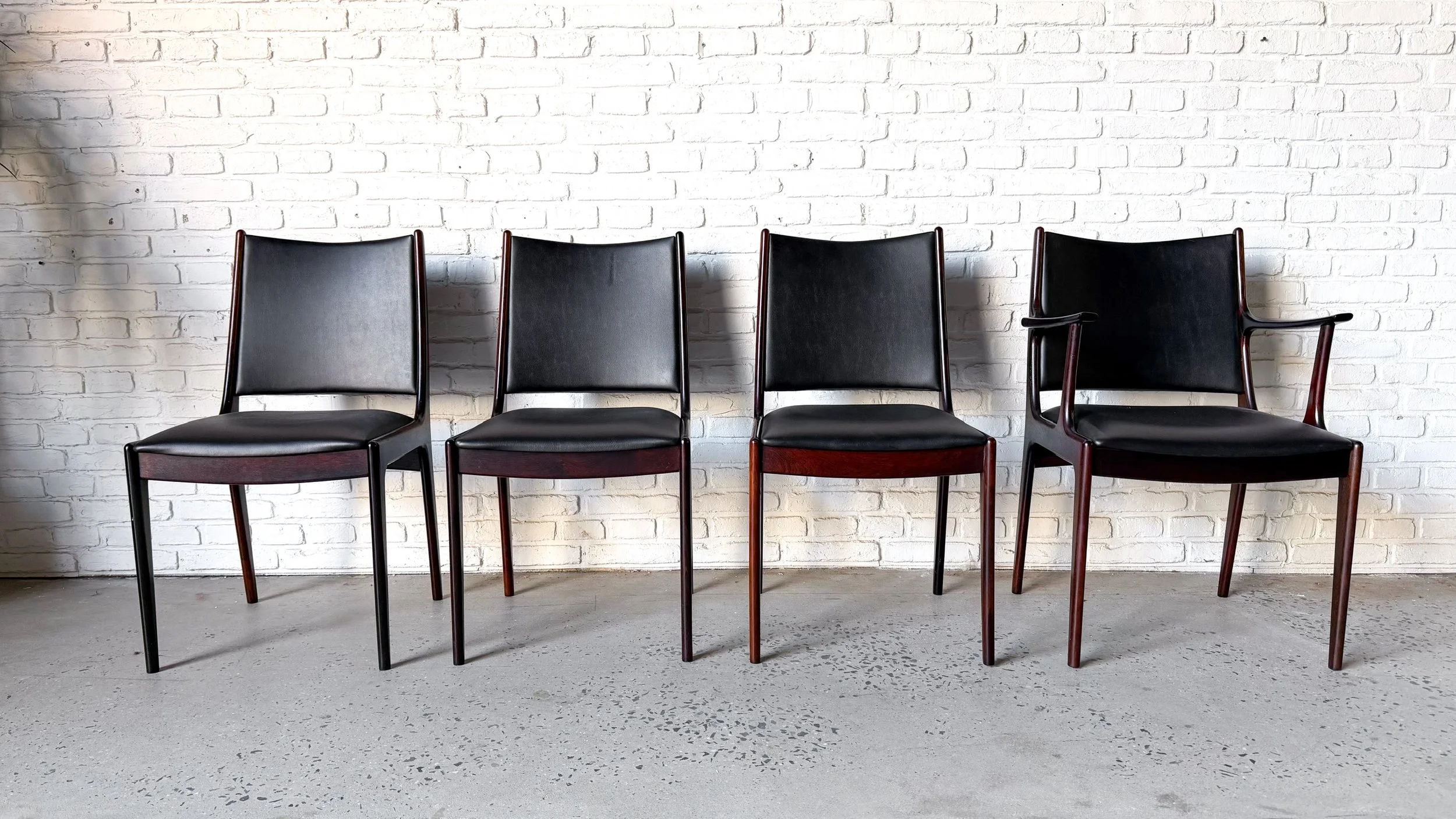 Johannes Andersen Danish Rosewood Dining Chairs1.jpg