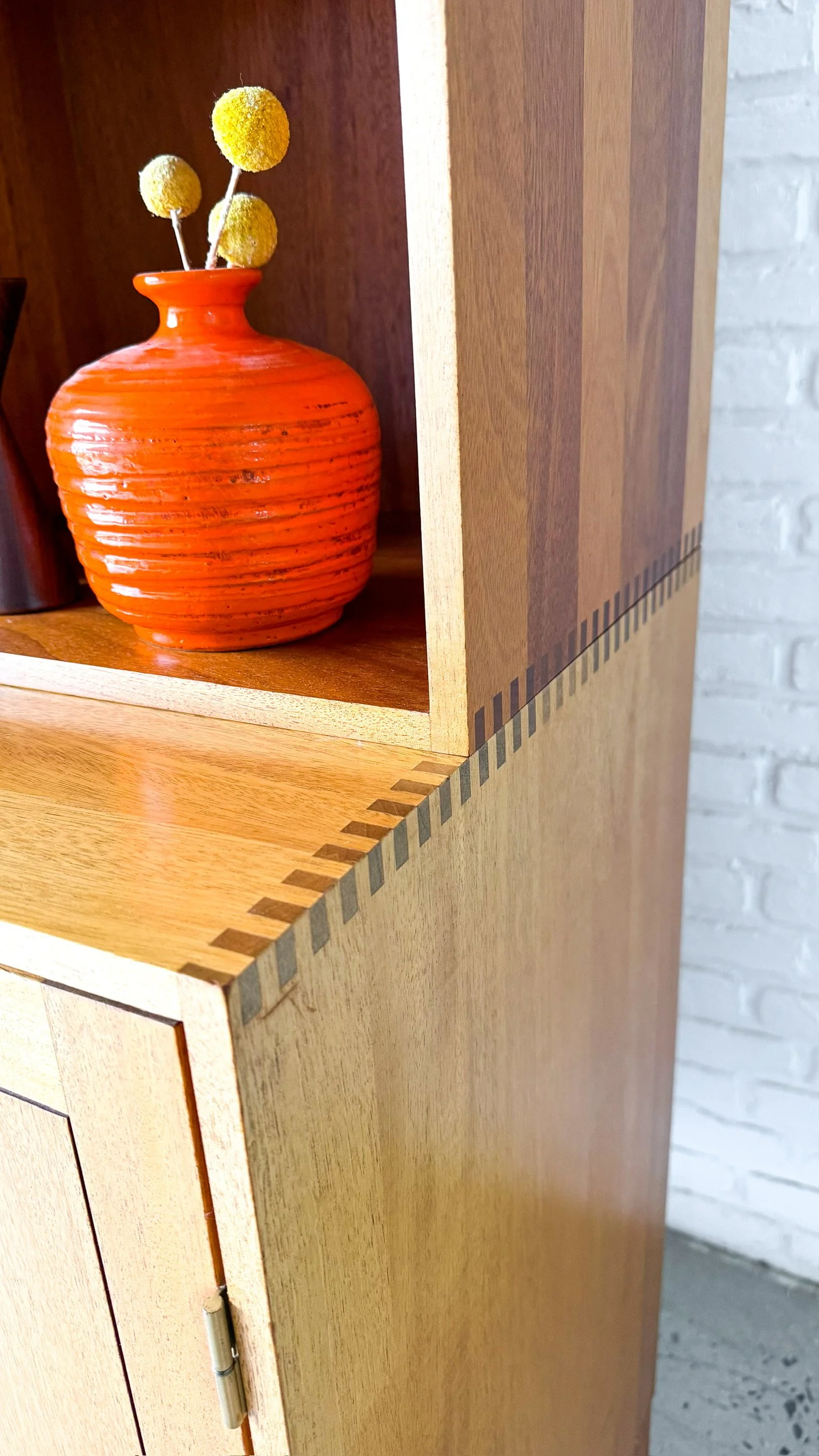 Danish Teak Two Piece Bookcase5.jpg