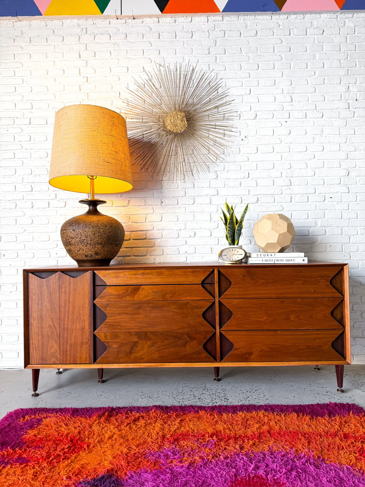 Rare Mid-Century Grosfeld House Walnut Credenza- refinished!1.jpg