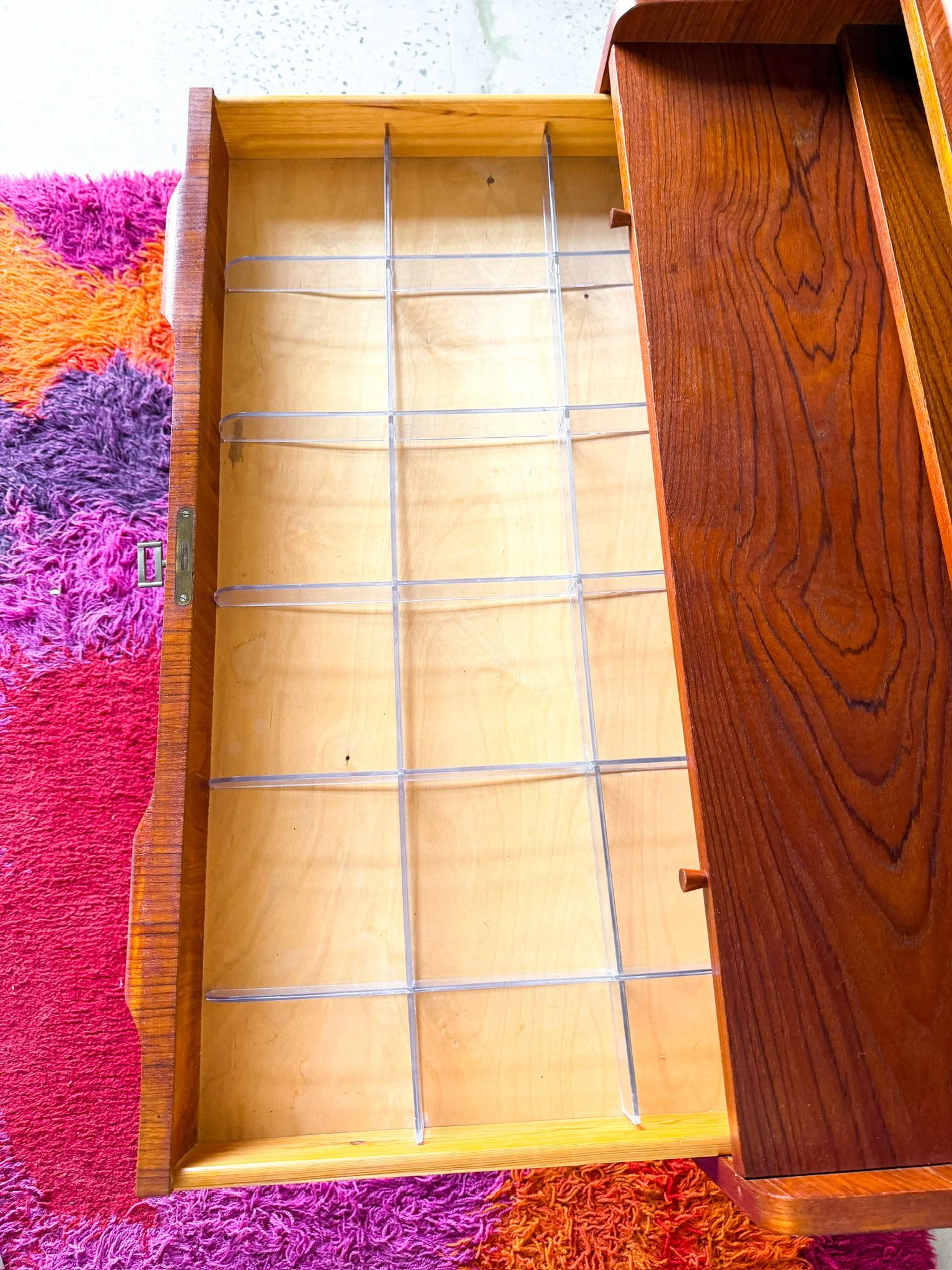 Danish Modern Teak Secretary Desk15.jpg