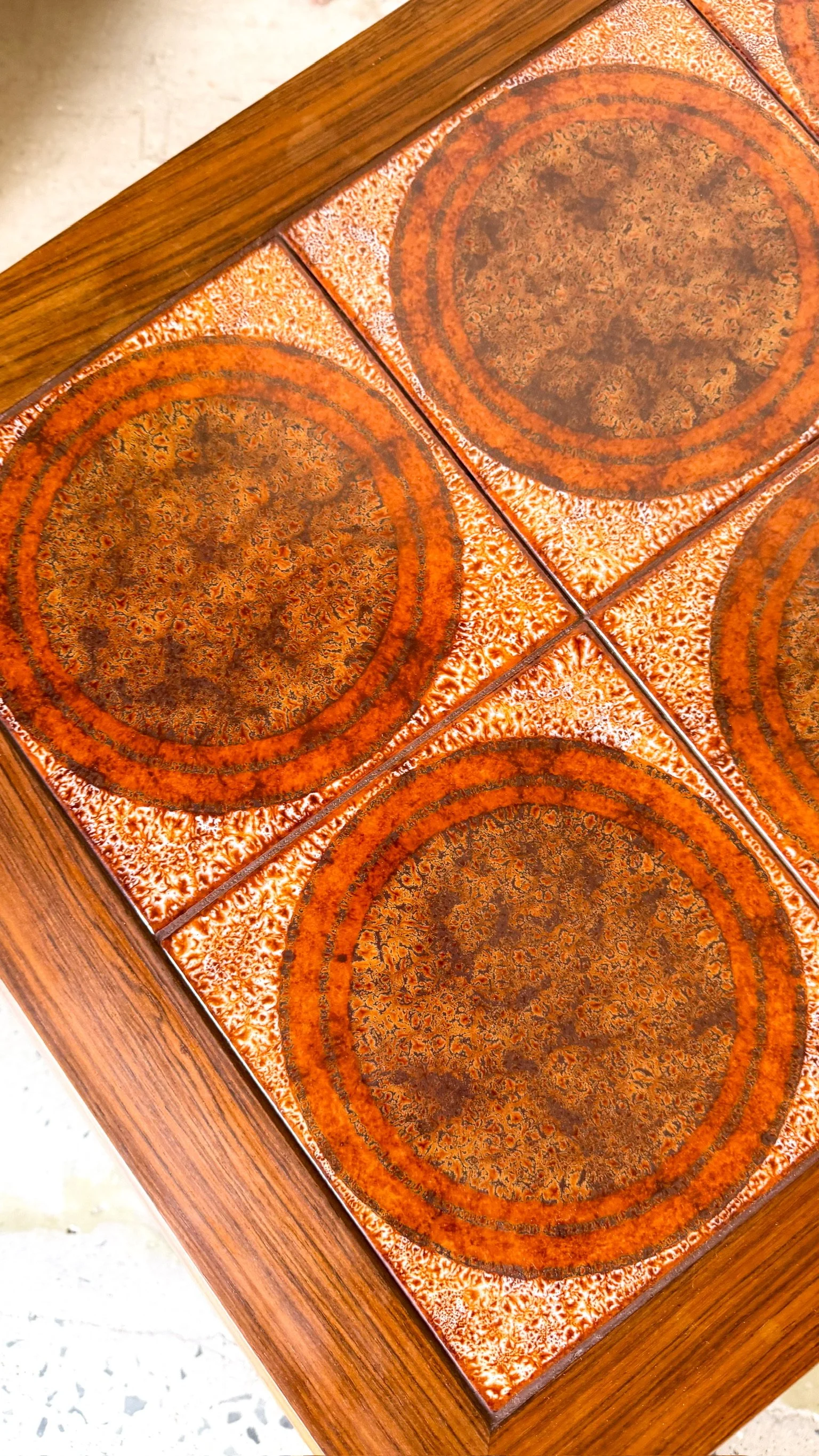 Danish Modern Rosewood and Tile Top Side Table5.jpg