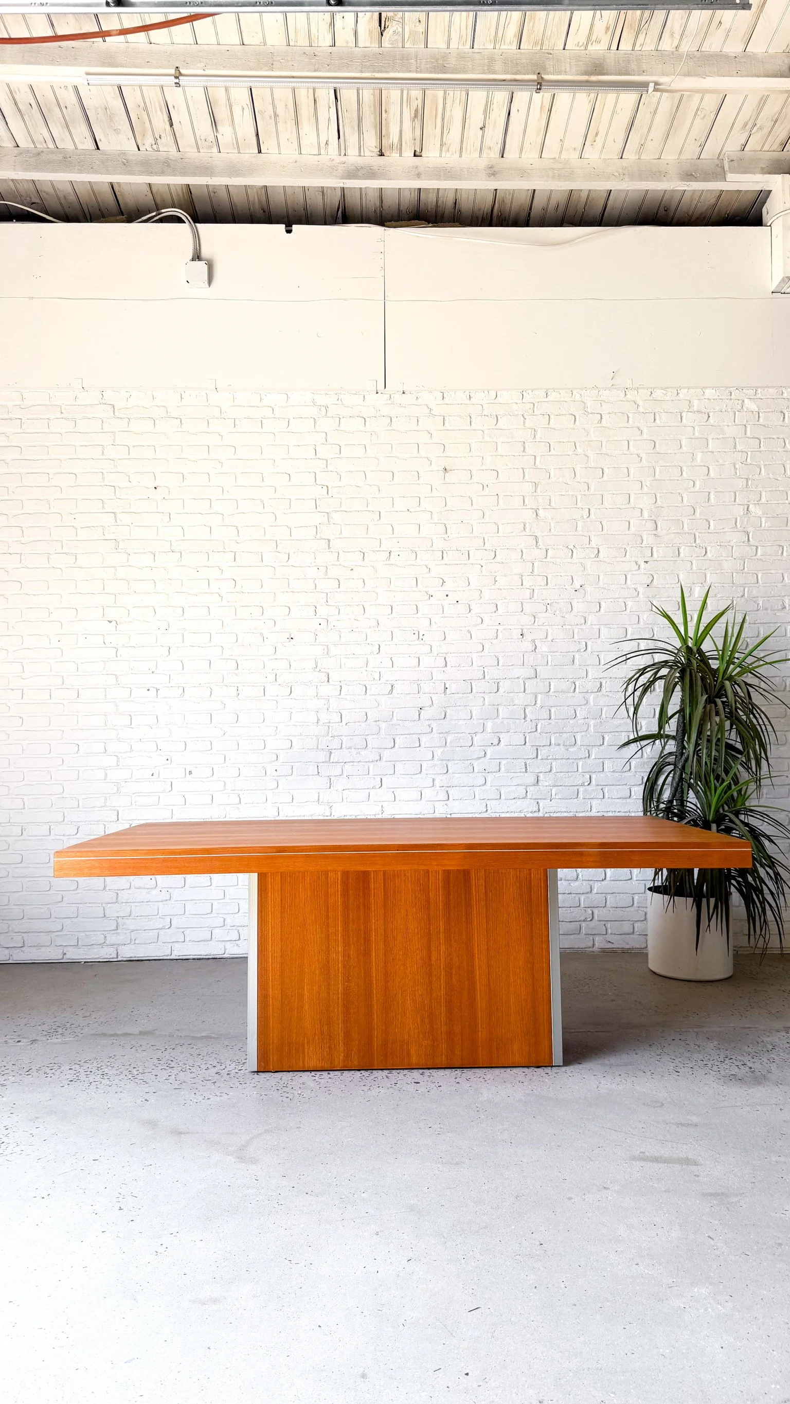 Minimalist Teak 1970s Dining Table8.JPG