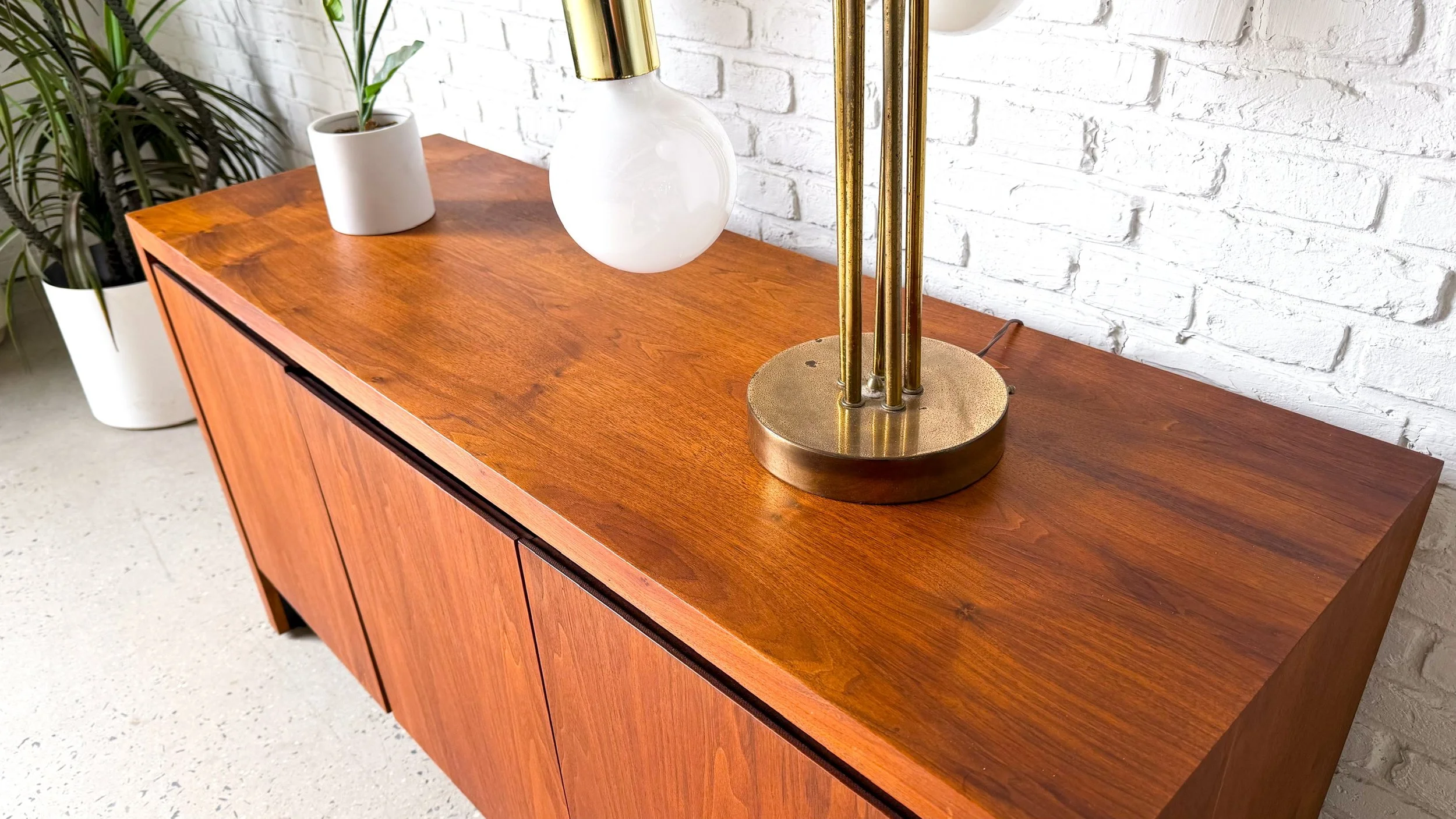 Designer Arthur Umanoff for Dillingham Walnut Credenza5.jpg