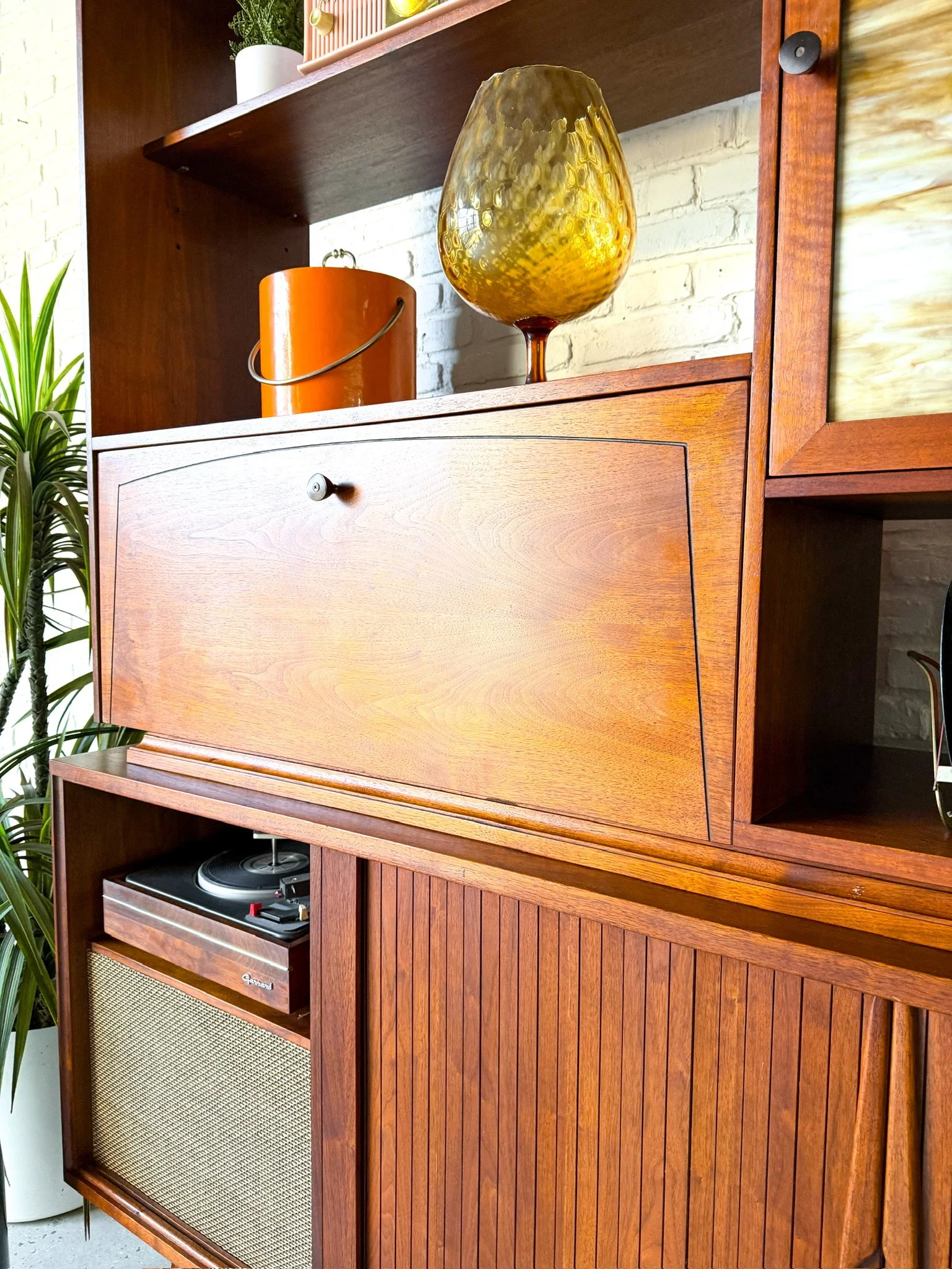 1960s two-piece oiled walnut stereo console media unit9.jpg