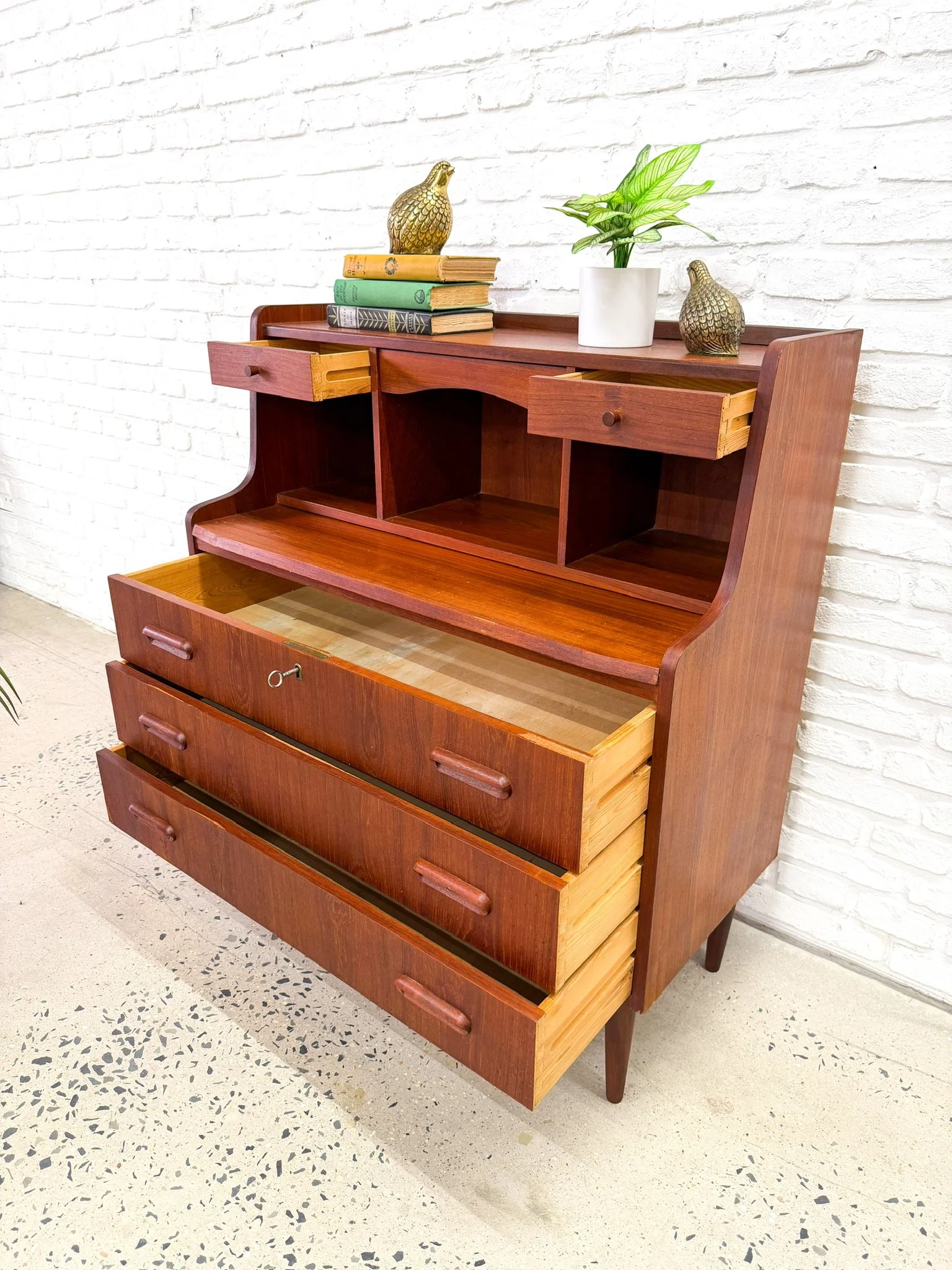 Danish Teak Secretary Desk10.jpg