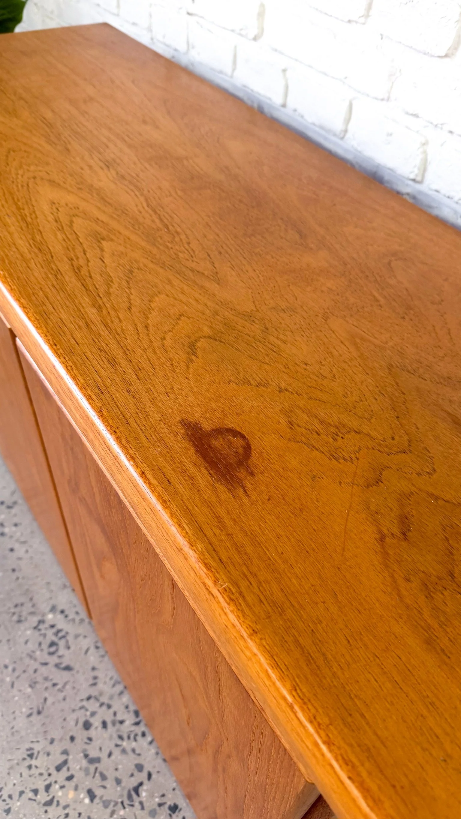 Danish Teak Console Bar Record Cabinet Table by Christian Linneberg4.jpg