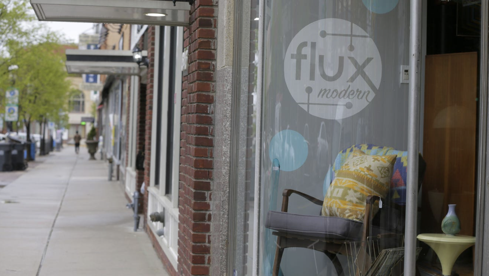  Danielle and Drew Levinson of Toms River, owners of Flux Modern, a mid-century modern and vintage shop, showcase some items for sale at the shop in Asbury Park, NJ Tuesday, May 3, 2016.   TANYA BREEN/STAFF PHOTOGRAPHER  