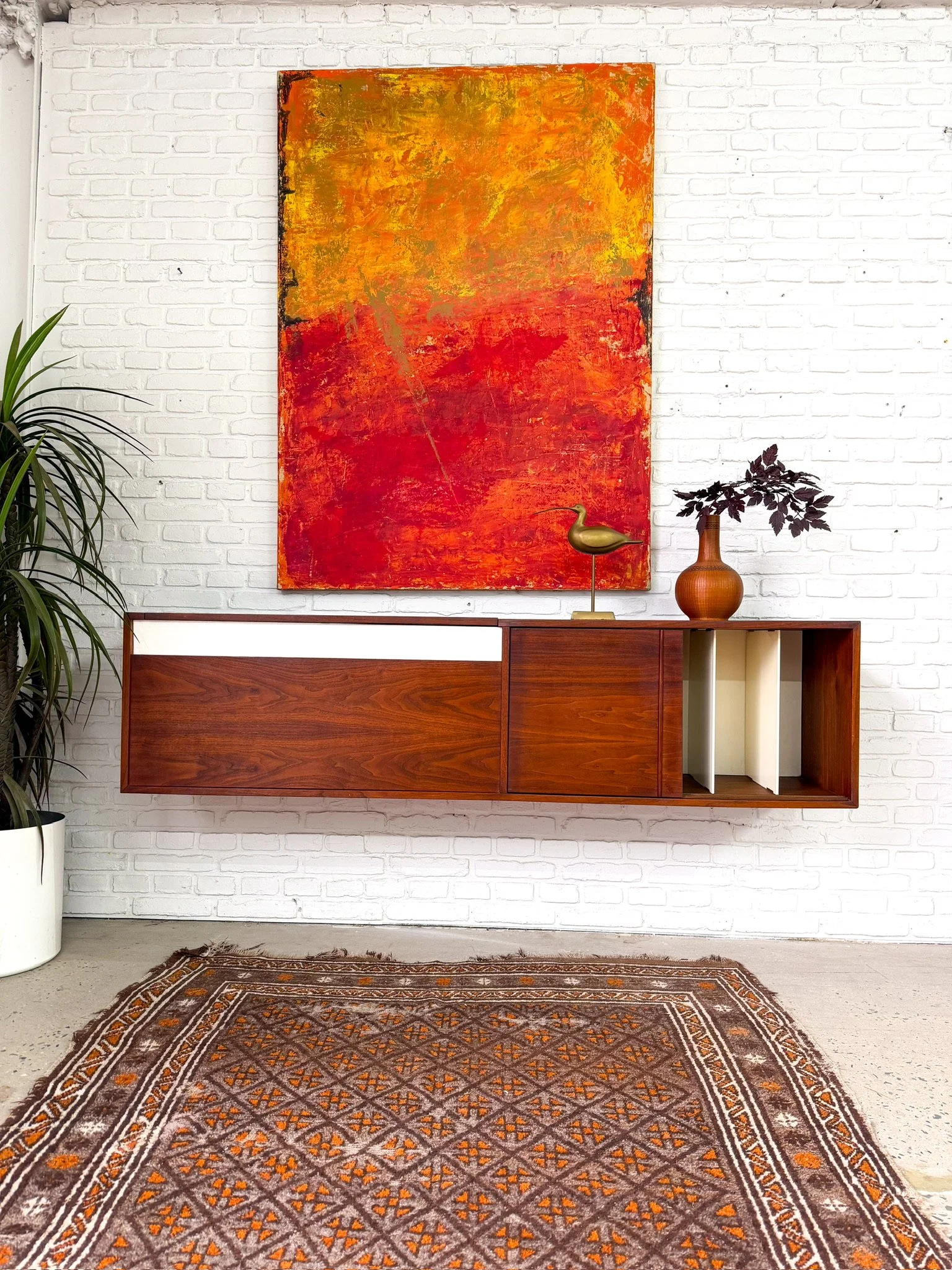 Wall mounted record console credenza12.jpg