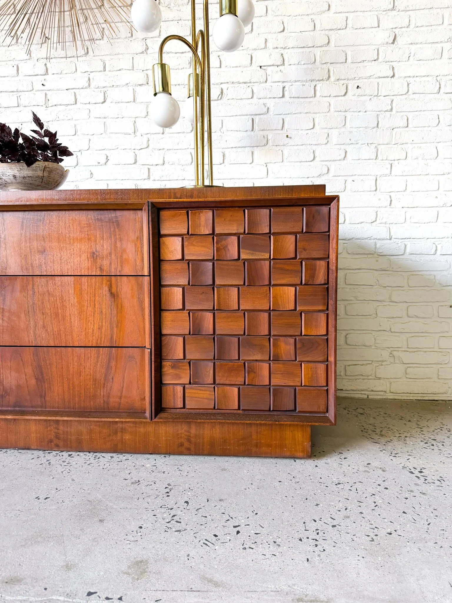 1960s Brutalist Walnut Lowboy Dresser by Tobago Canada8.jpg