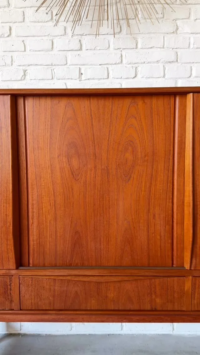 Exquisite teak sideboard, made in Denmark in the 1960s by E.W. Bach. So much storage, so much style, so much quality.
In great original condition.
65” x 17.25” x 44” tall
$3200
🚛 Nationwide shipping available 🚛
#Asburypark