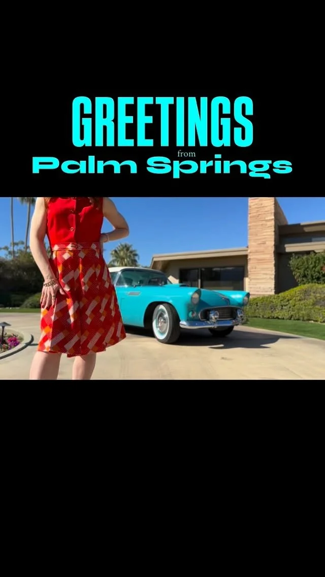 A quick flashback to our magical trip to Palm Springs about a year and a half ago. 
This is my wife Danielle looking stunning in front of Frank Sinatra’s house.
Might be time to go back soon!