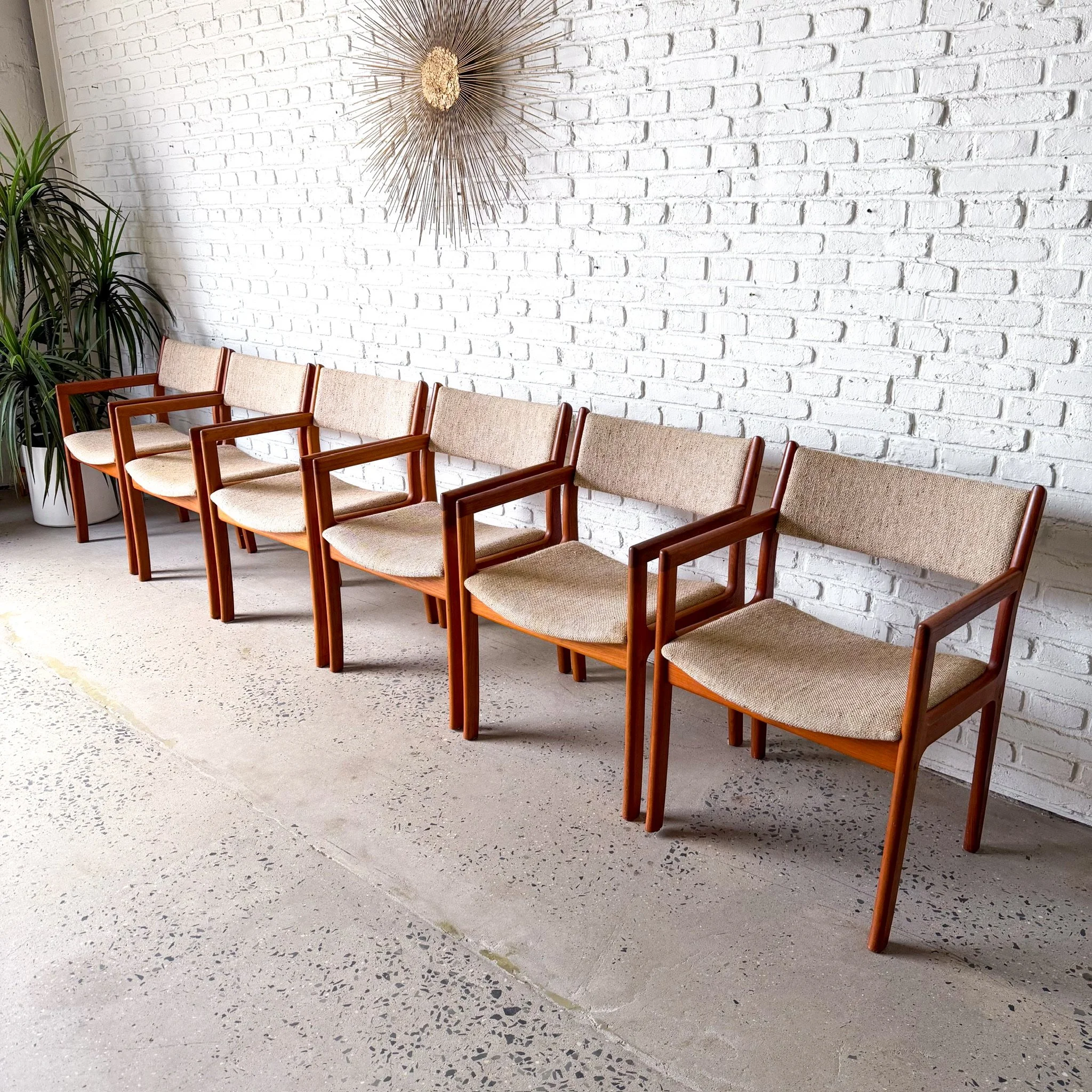 Teak Dining Chairs With Arms Set of 6 by D-Scan1.jpg