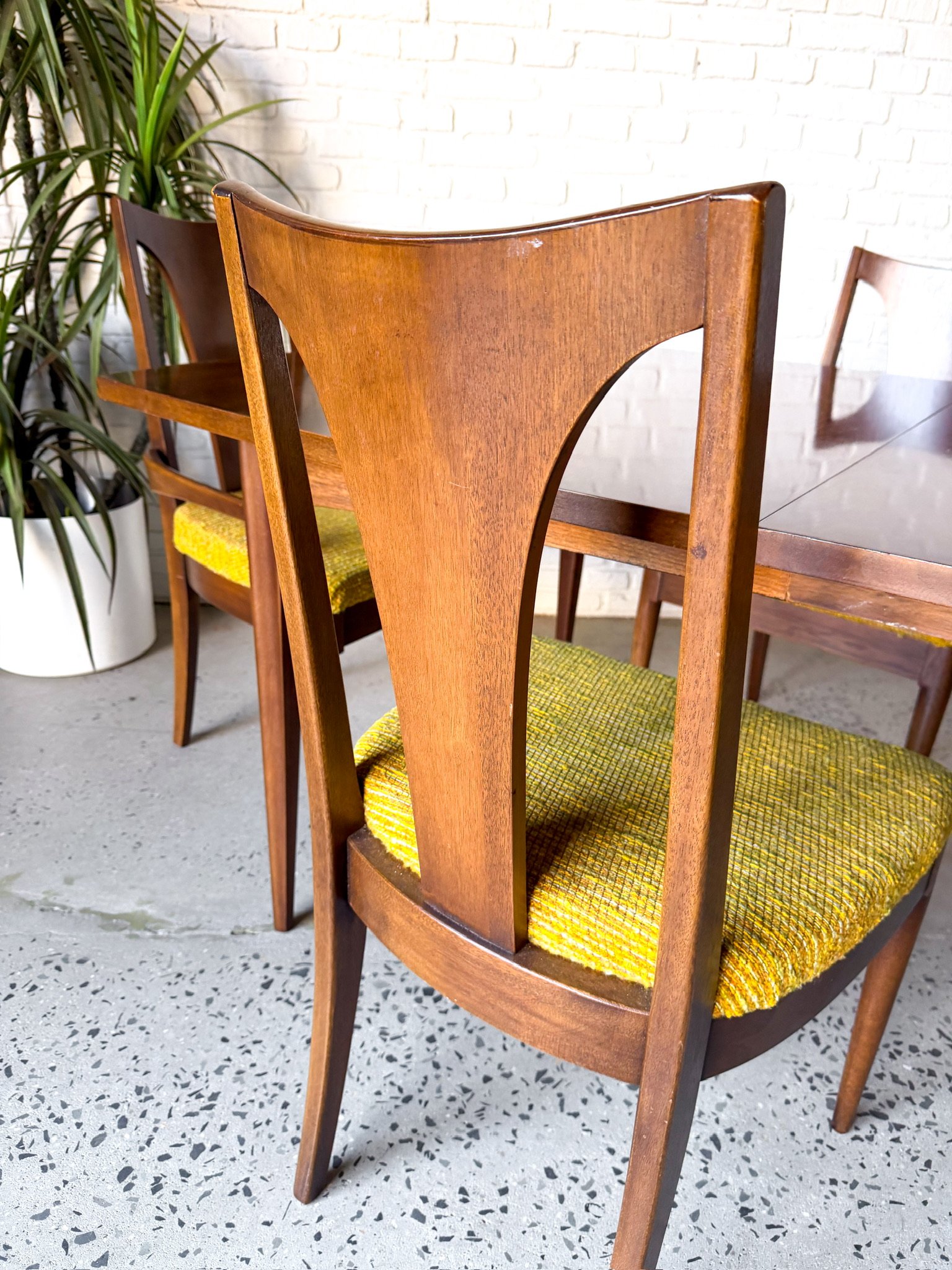 Broyhill Emphasis walnut dining chairs set of six2.jpg