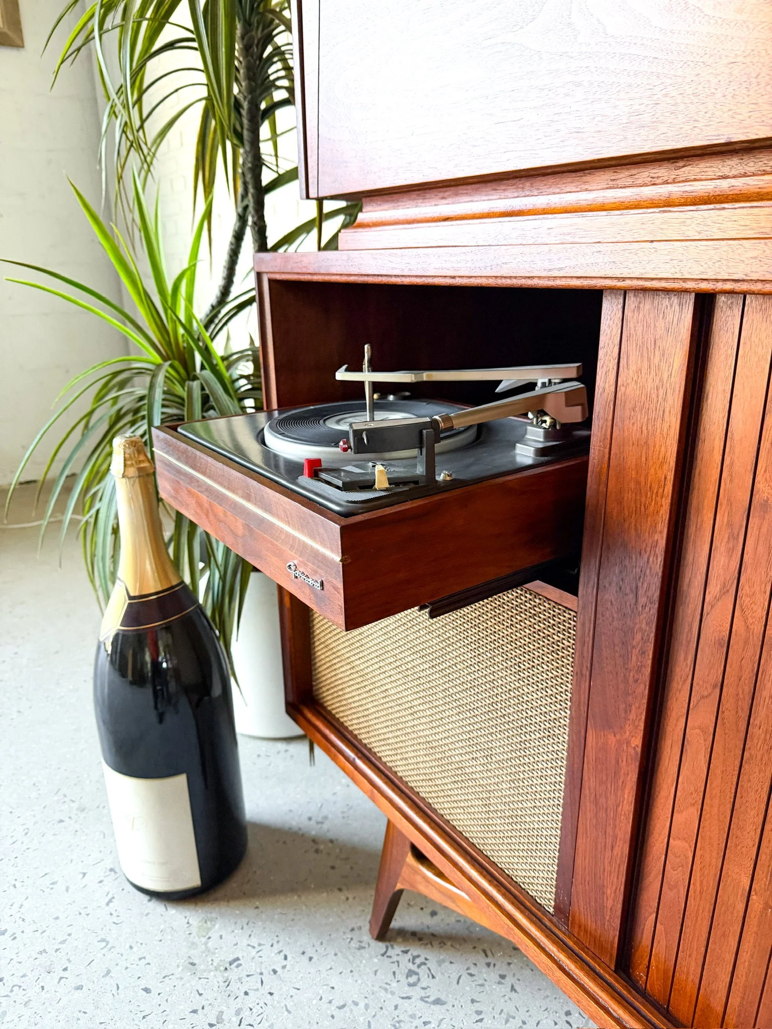 1960s two-piece oiled walnut stereo console media unit5.jpg